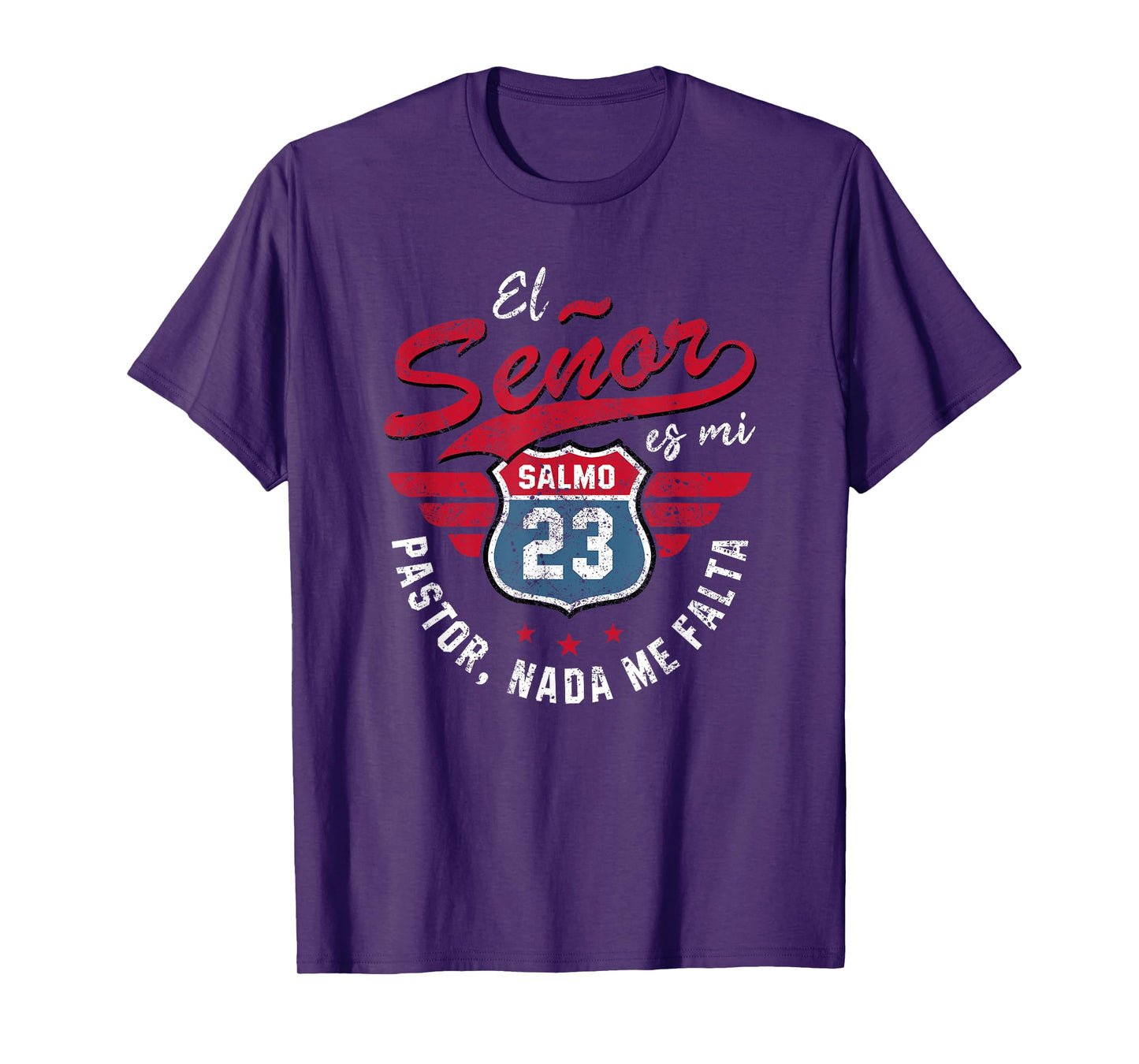 Salmo 23 El Señor Es Mi Pastor Preacher Christian T-Shirt