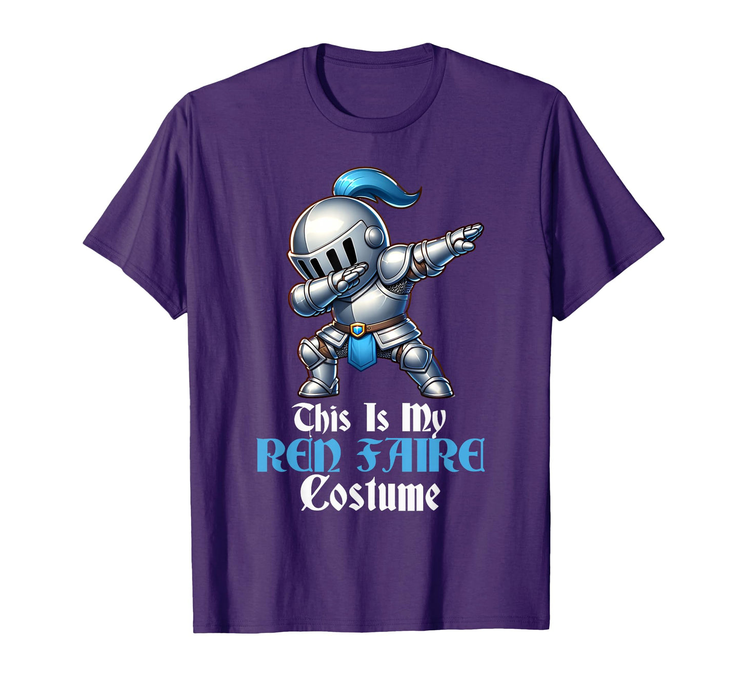 This Is My Ren Faire Costume Dabbing Medieval Knight Funny T-Shirt
