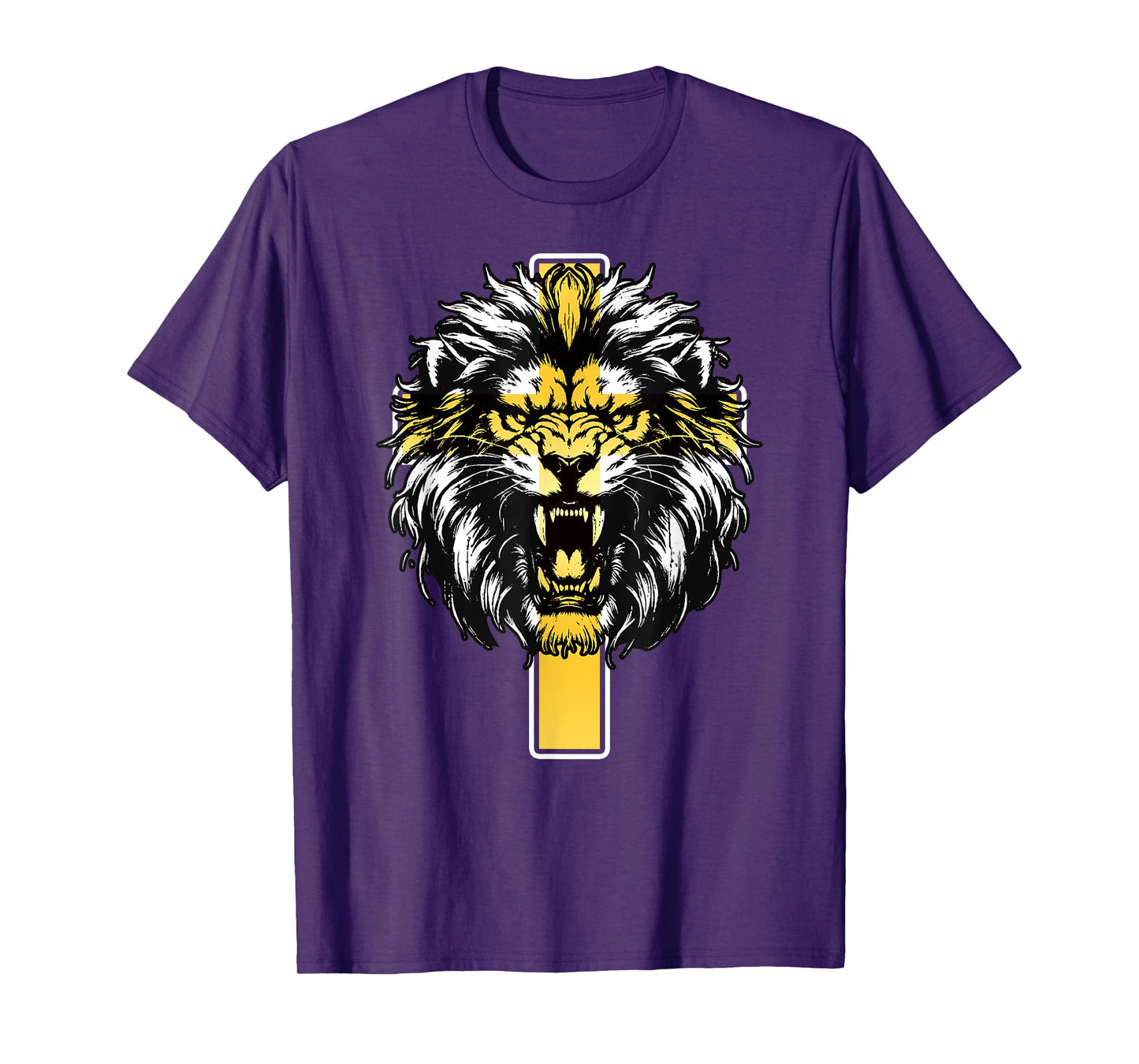 Lion Jesus Cross God Bless I Can Do All Thing Through Christ T-Shirt