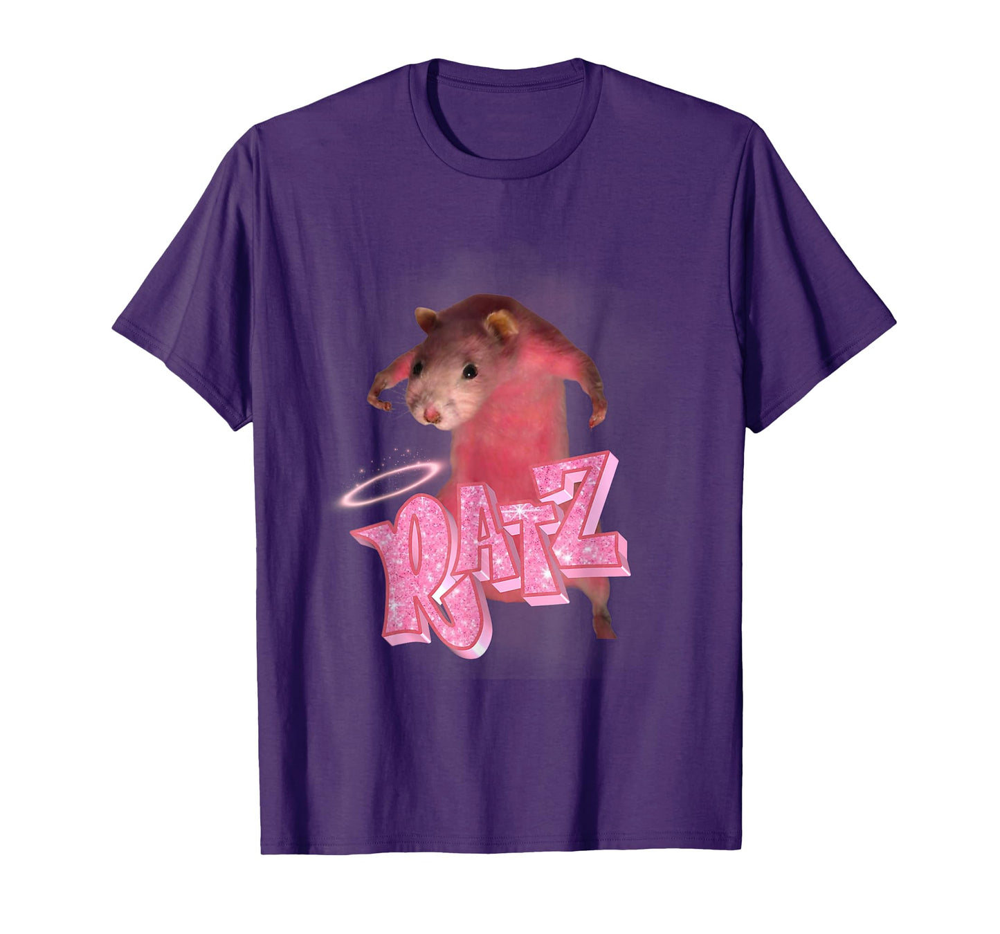 Retro Ratz - Funny Pink Rat Meme, Funny Saying T-Shirt