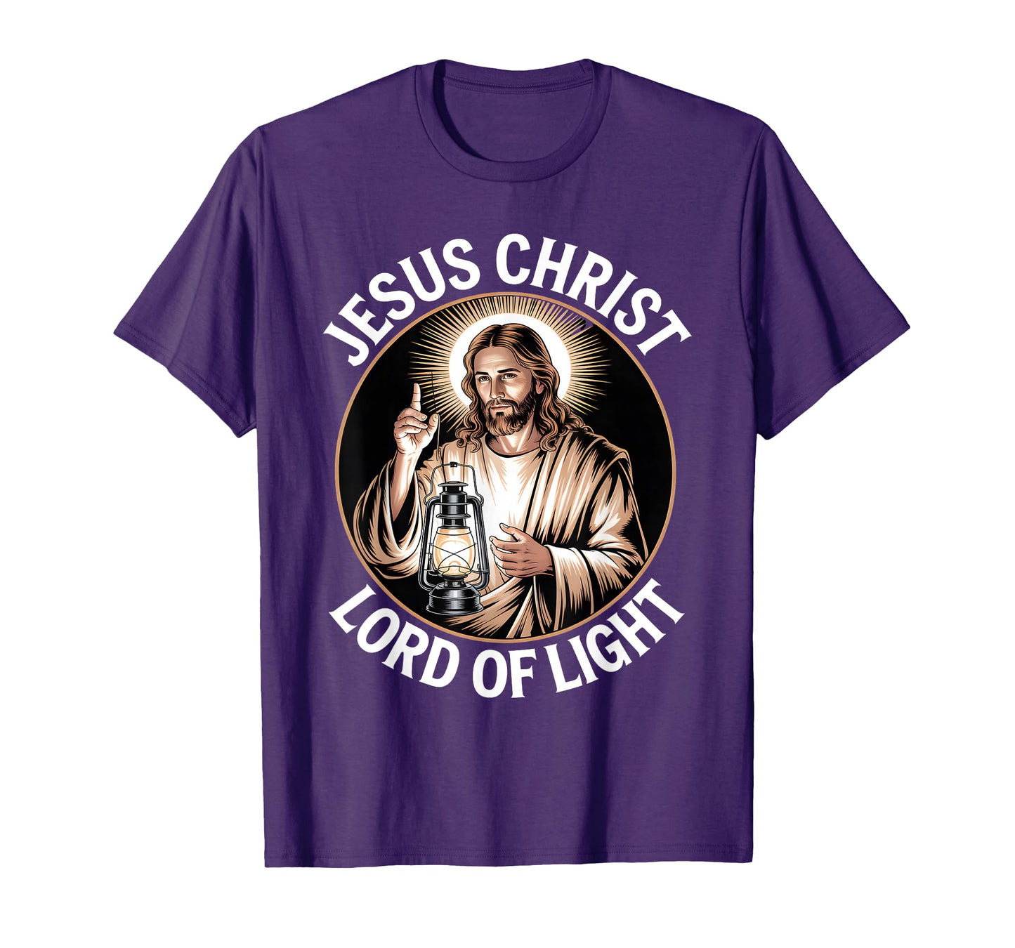 Jesus Christ Lord of Light Christian Motivation Worship T-Shirt