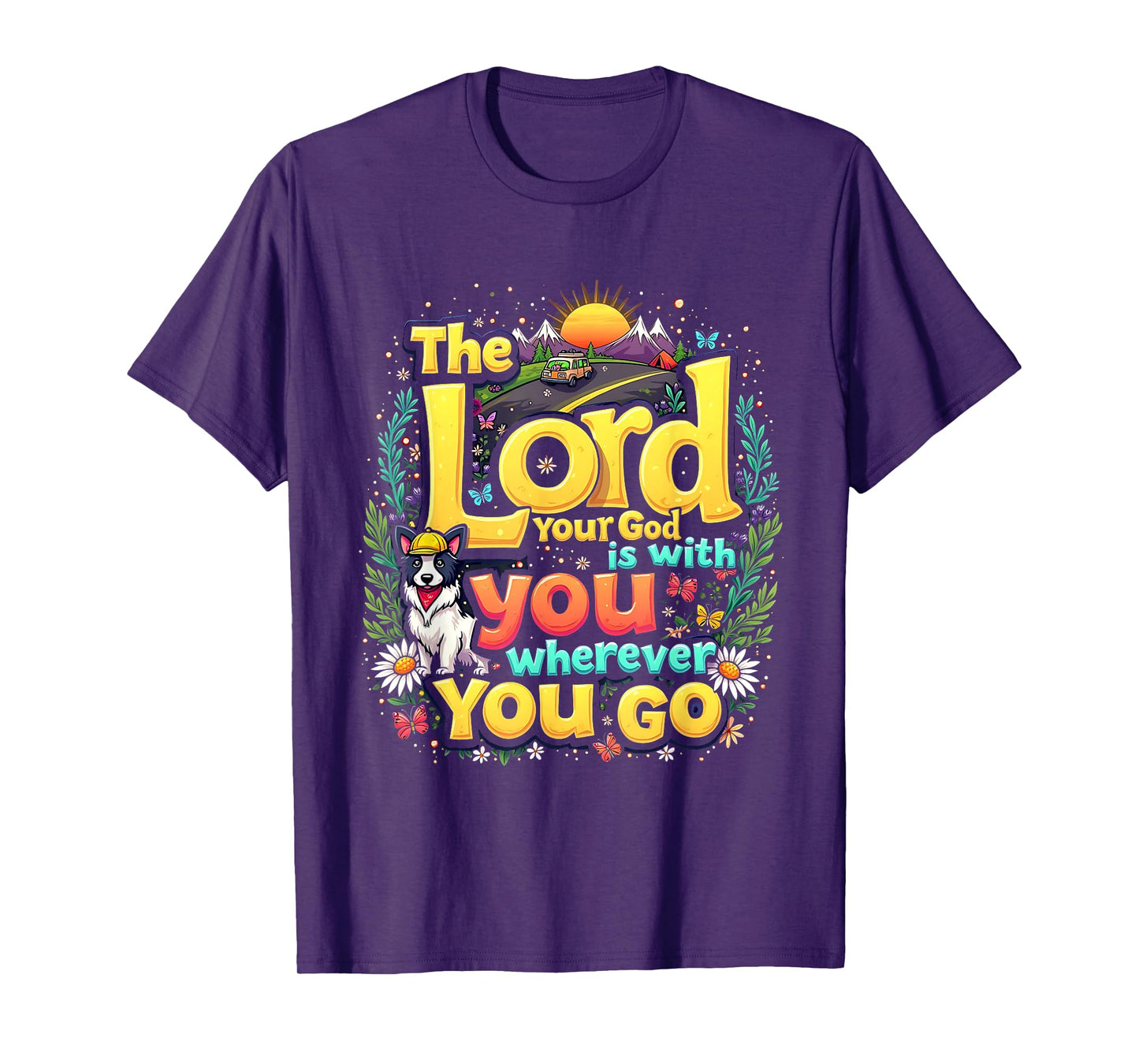 True North Road Trip The Lord Your God Christian VBS 2025 T-Shirt
