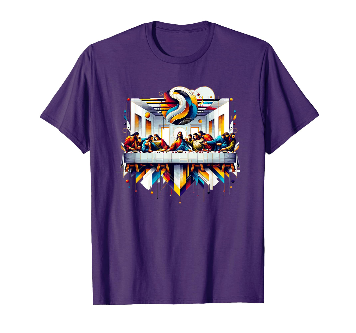 Jesus Last Supper Modern Women Men Christian T-Shirt