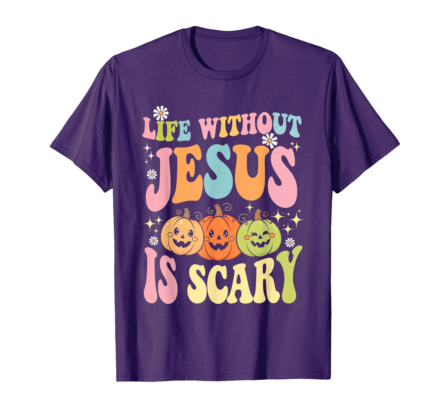 Life Without Jesus Halloween Faith Scary Christian T-Shirt