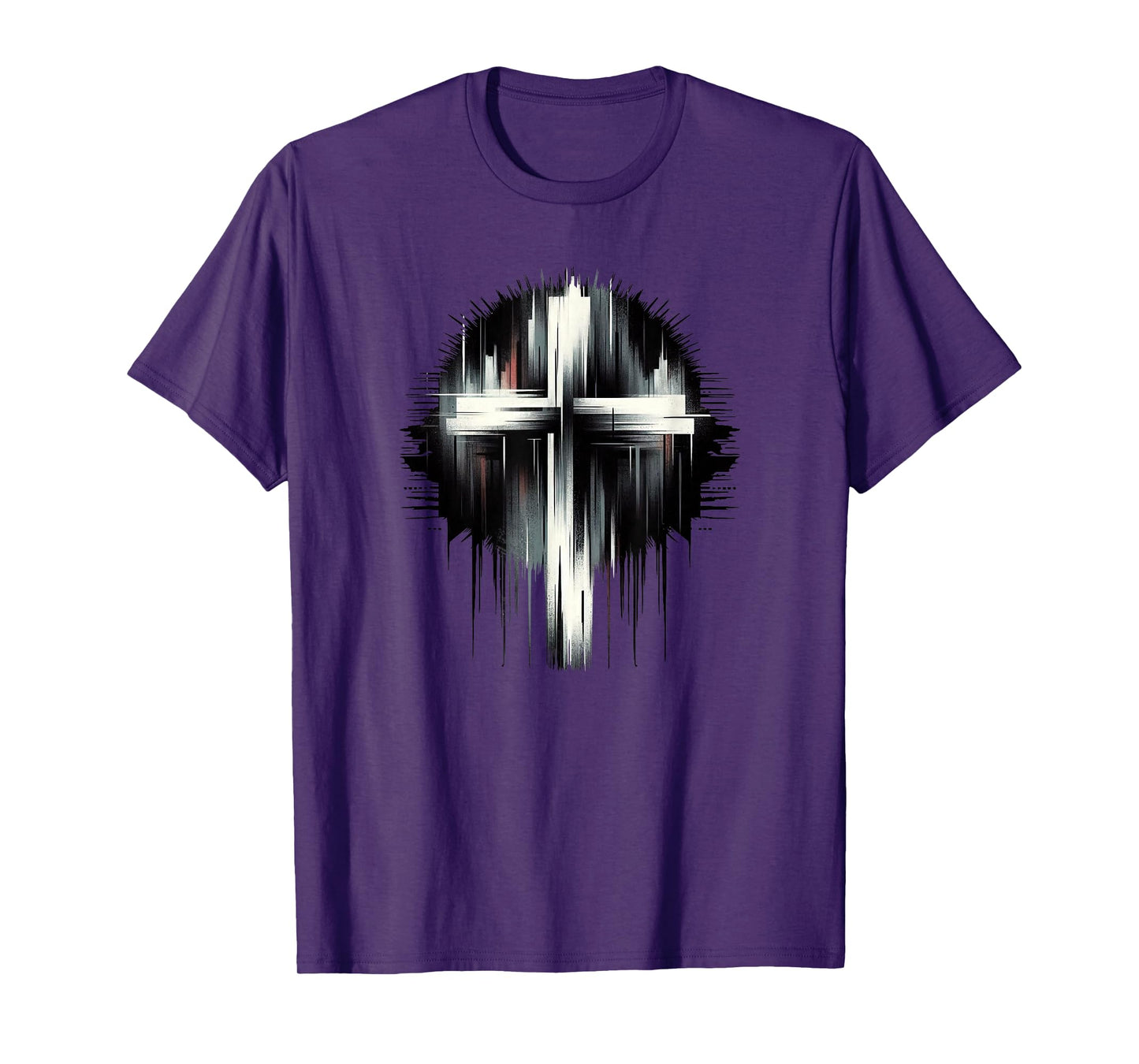Stunning Street Art Graphic Christian Cross of Jesus Christ T-Shirt