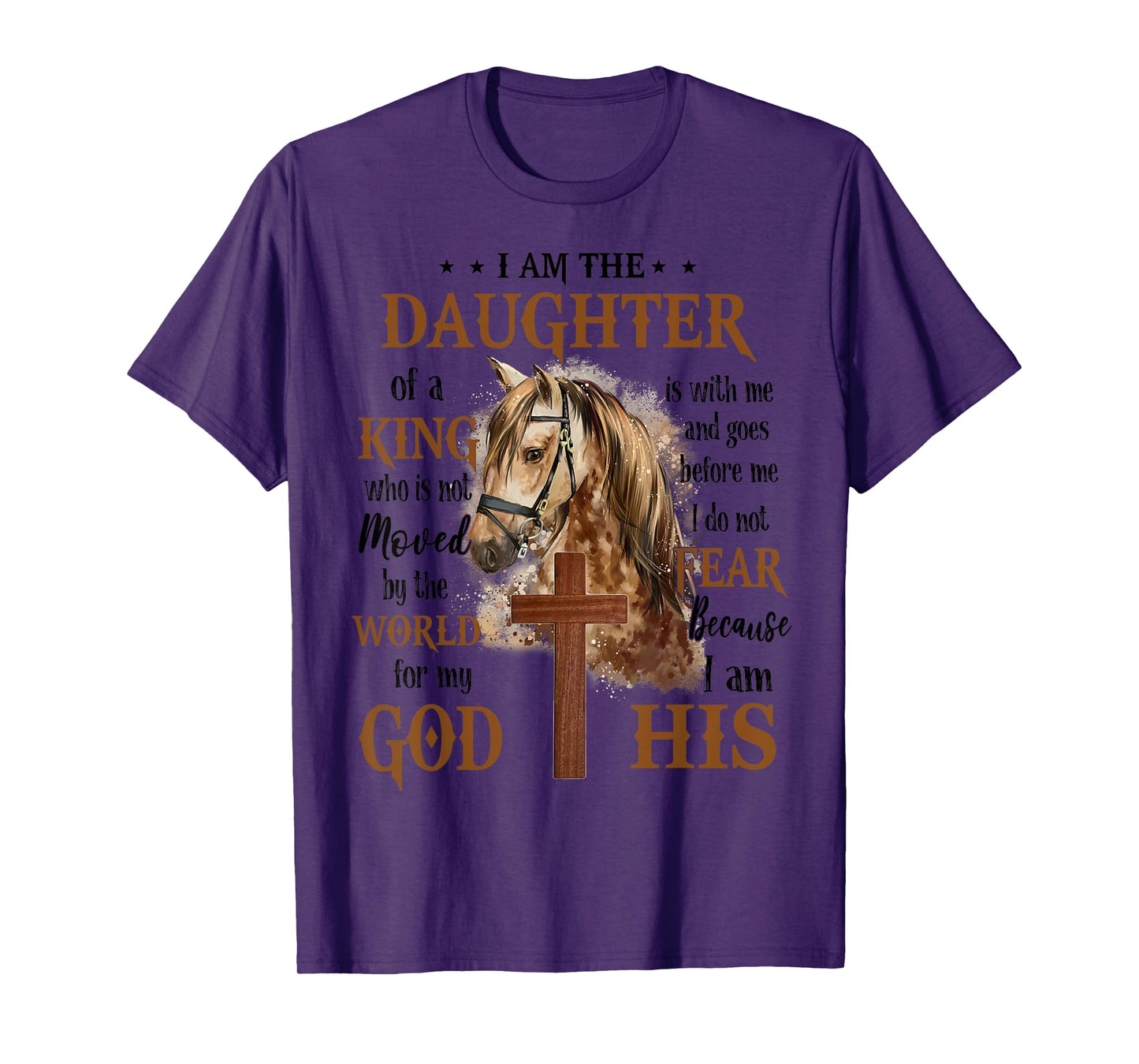 I Am The Daughter Of A King Who Is Not Moved By The World T-Shirt