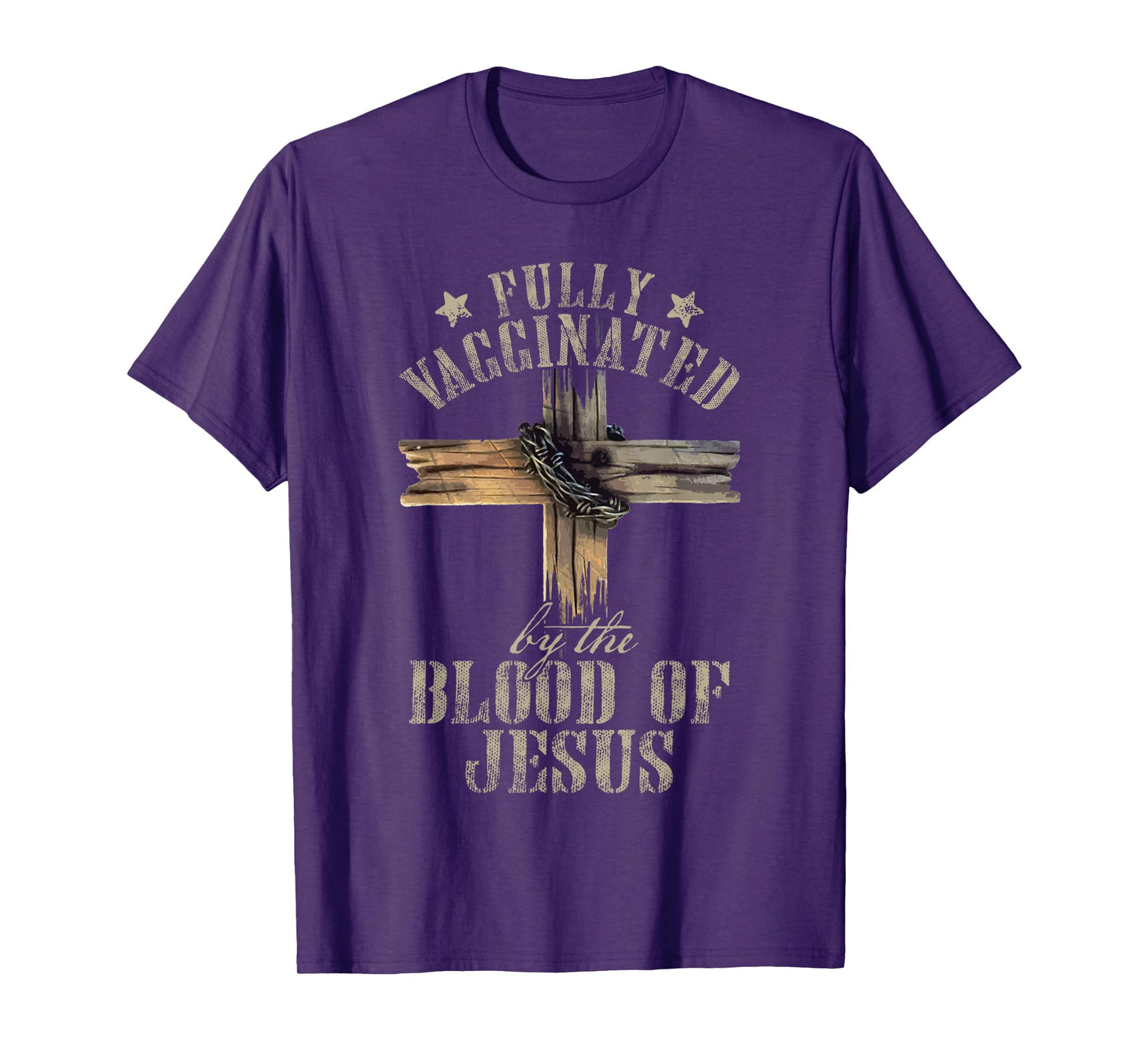 Christian Jesus Lover Fully Vaccinated By The Blood Of Jesus T-Shirt
