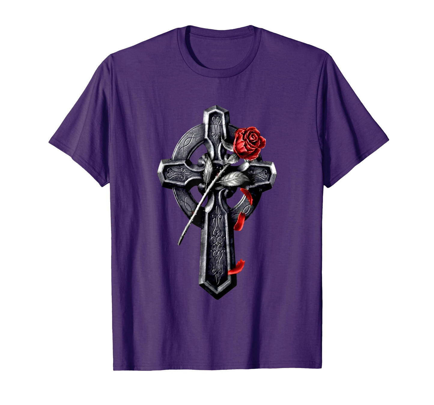 Faith Cross Rose Jesus Christian Lover T-Shirt
