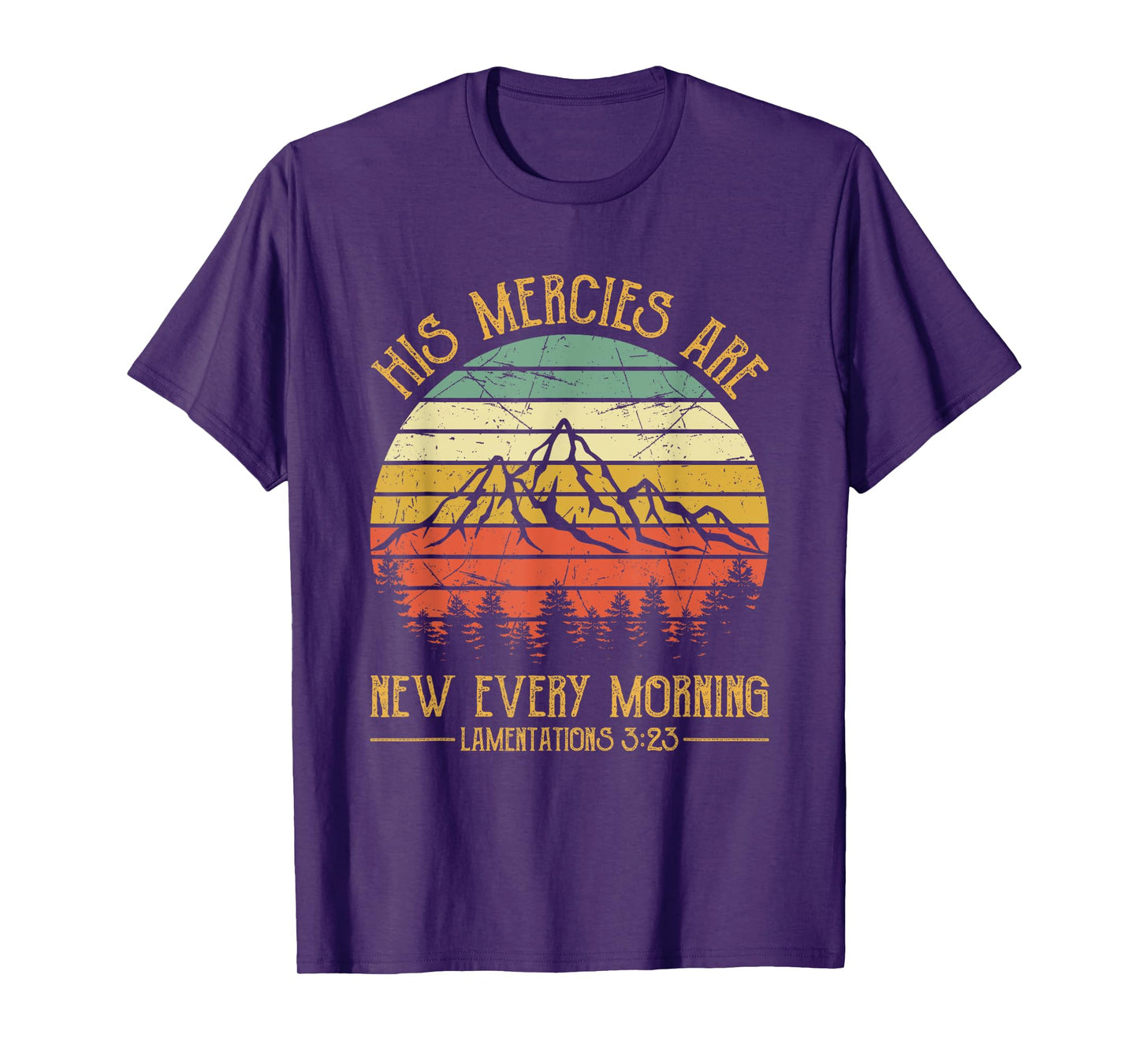 Christian Bible Verse His Mercies Are New Every Morning T-Shirt