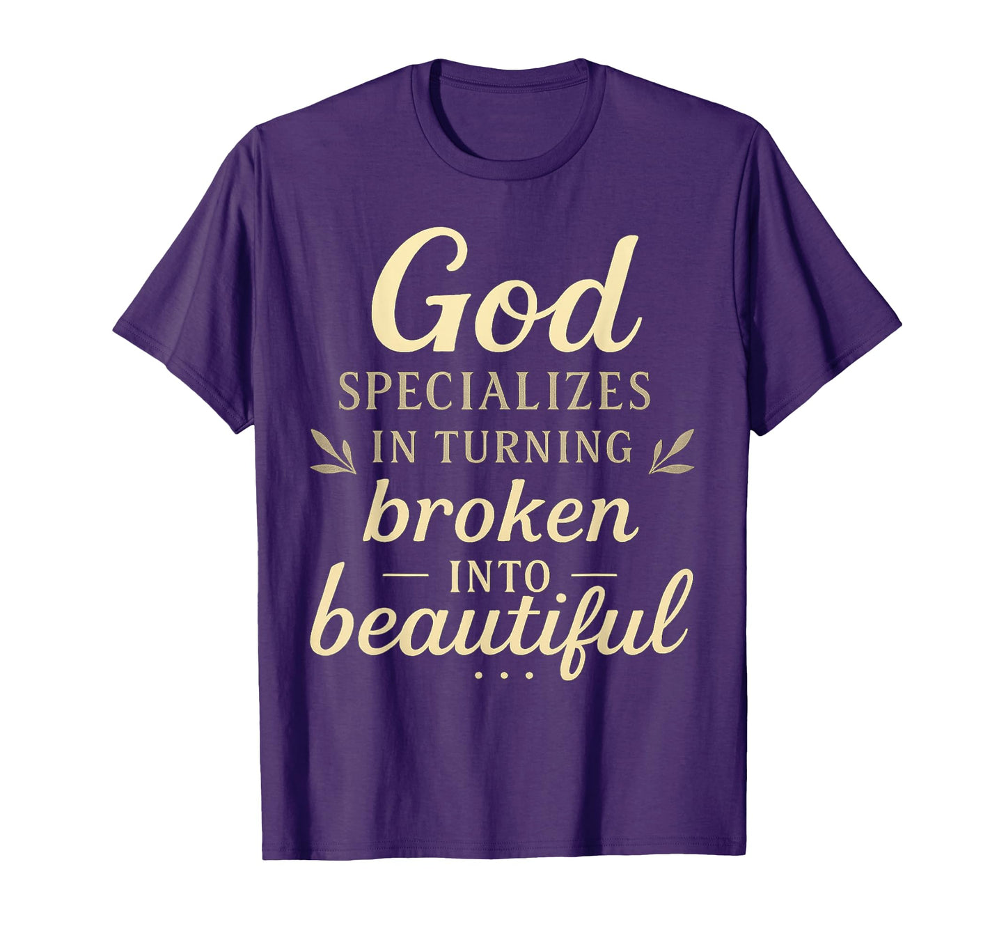 Inspirational Christian Religious Faith Based God Themed T-Shirt