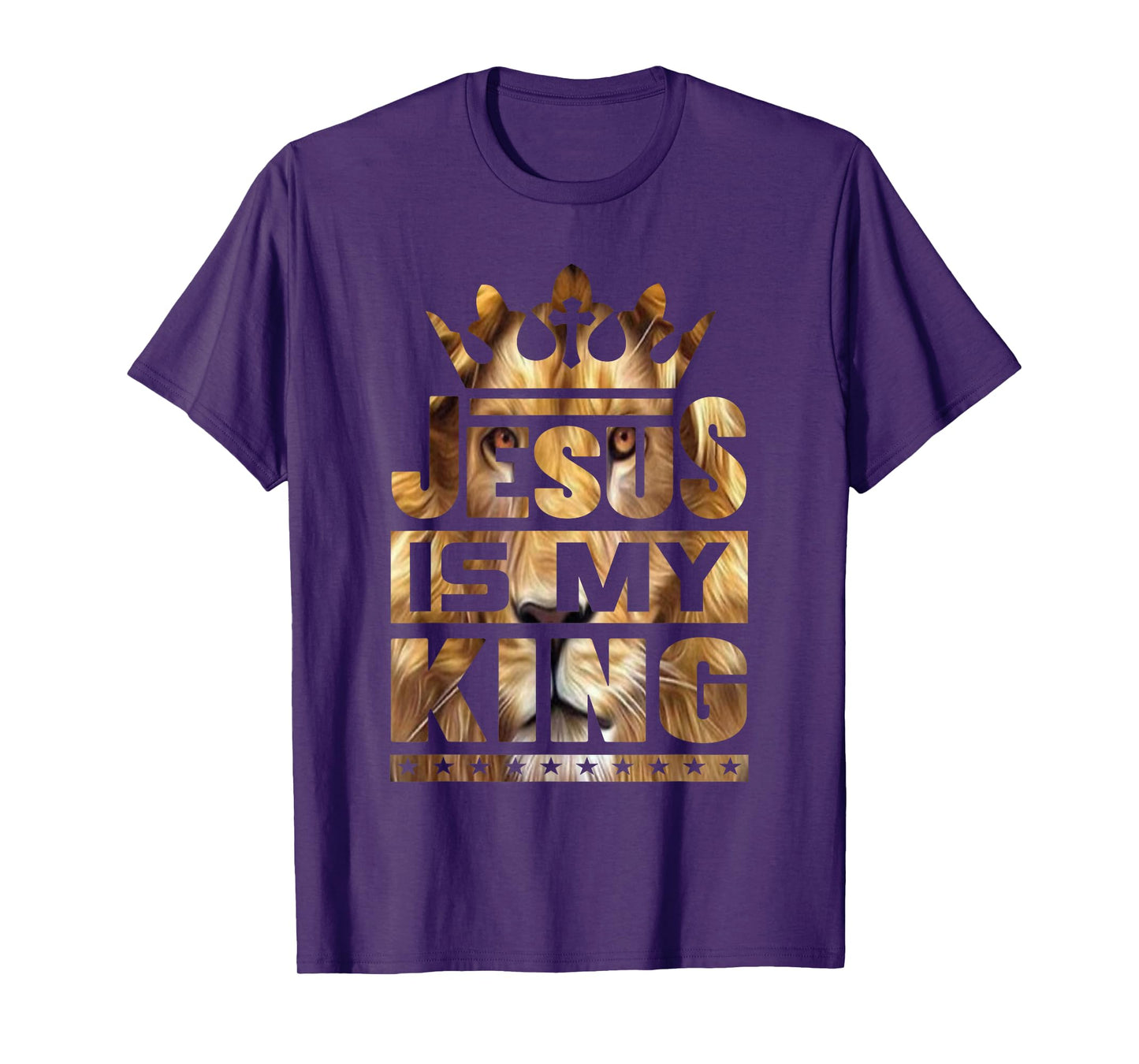 Jesus is My King – Bold Faith and Strength Design T-Shirt