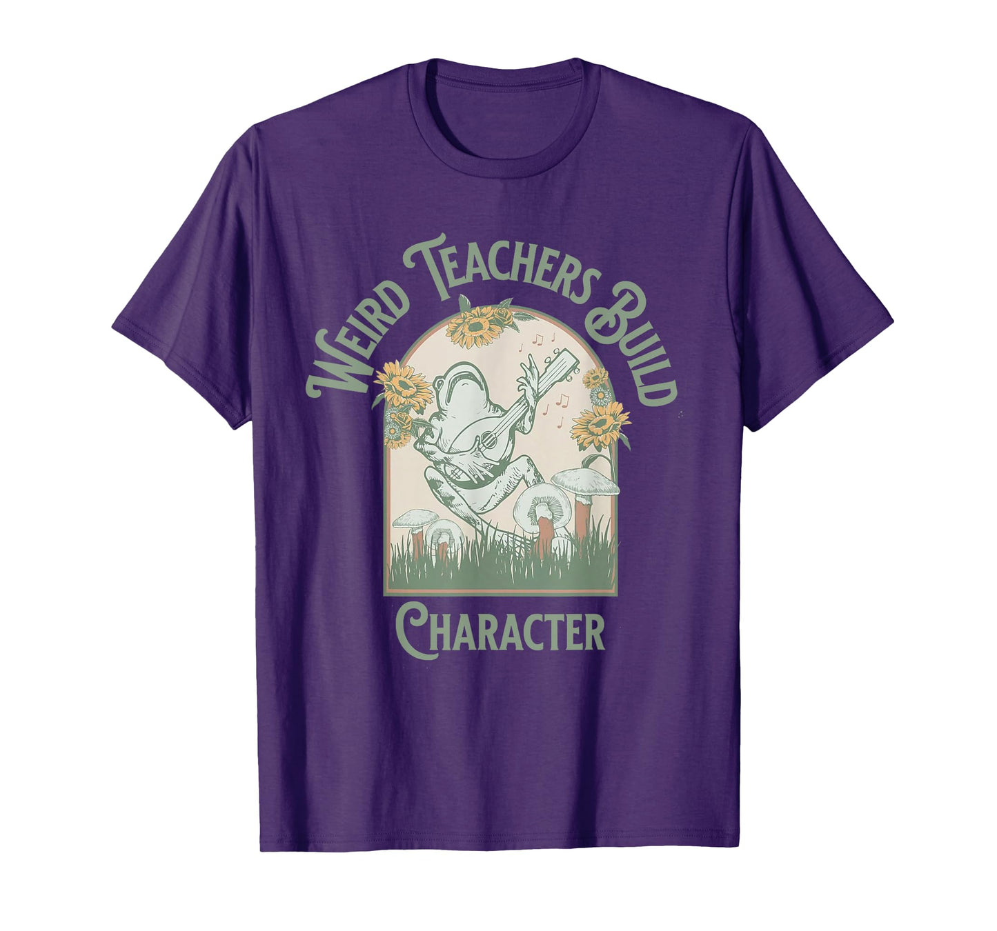 Weird Teachers Build Character- Teacher's Day Gift T-Shirt