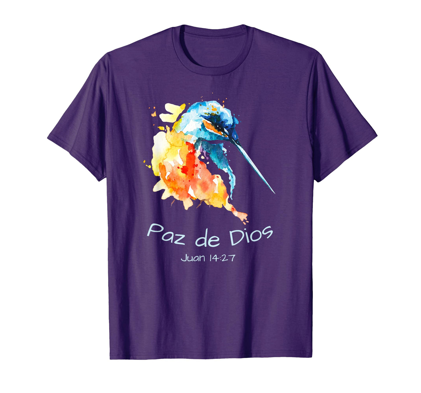 Paz de Dios Peace of God, Juan 14:27 Hummingbird T-Shirt