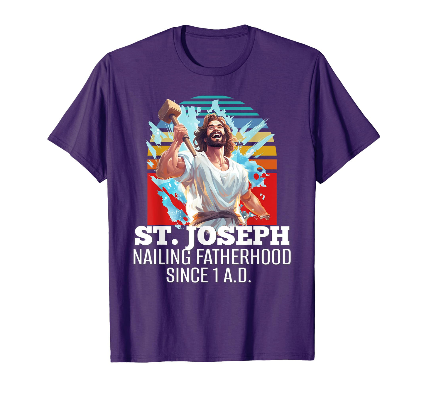 Funny Saint Joseph Catholic Father And Worker T-Shirt