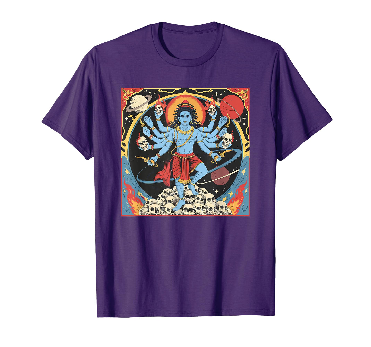 Kali Hindu Goddess Hinduism Deity God Spiritual Zen Yoga T-Shirt