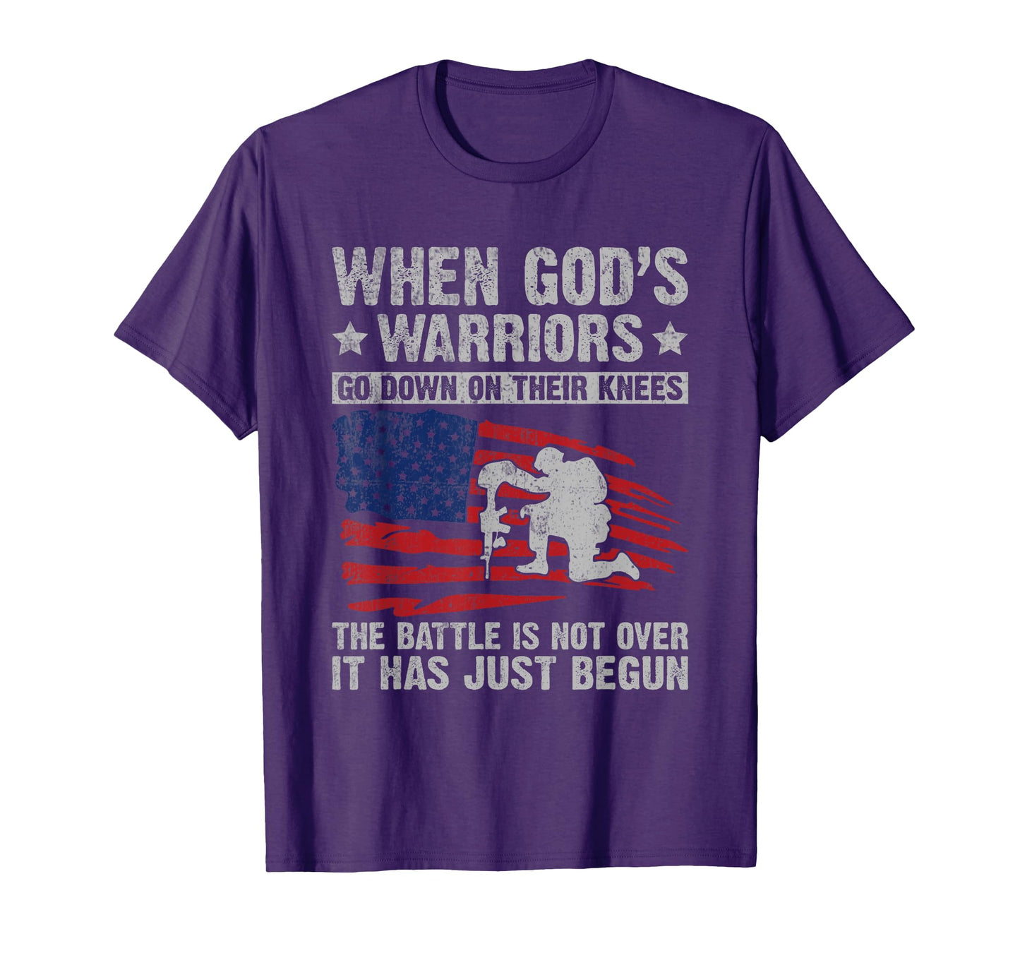 Patriotic Christian Devotee God Christianity Us Flag Jesus T-Shirt