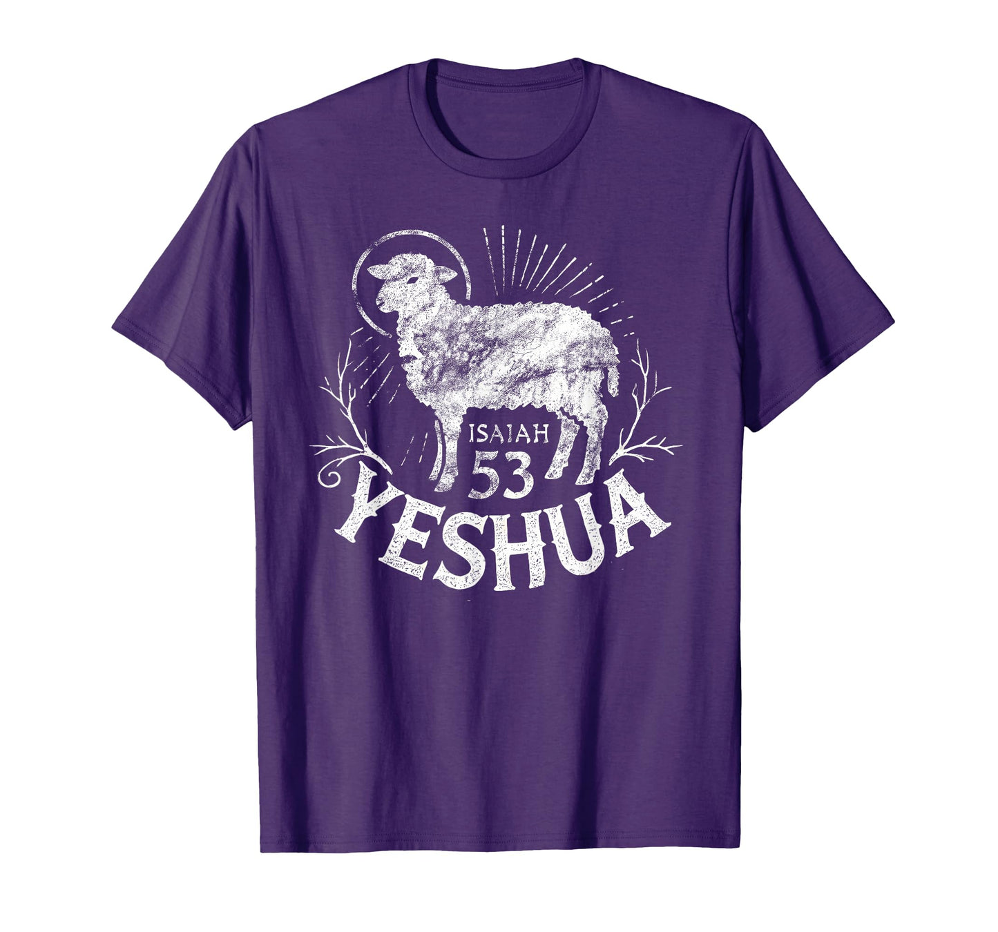 Isaiah 53 Lamb Yeshua Jesus T-Shirt