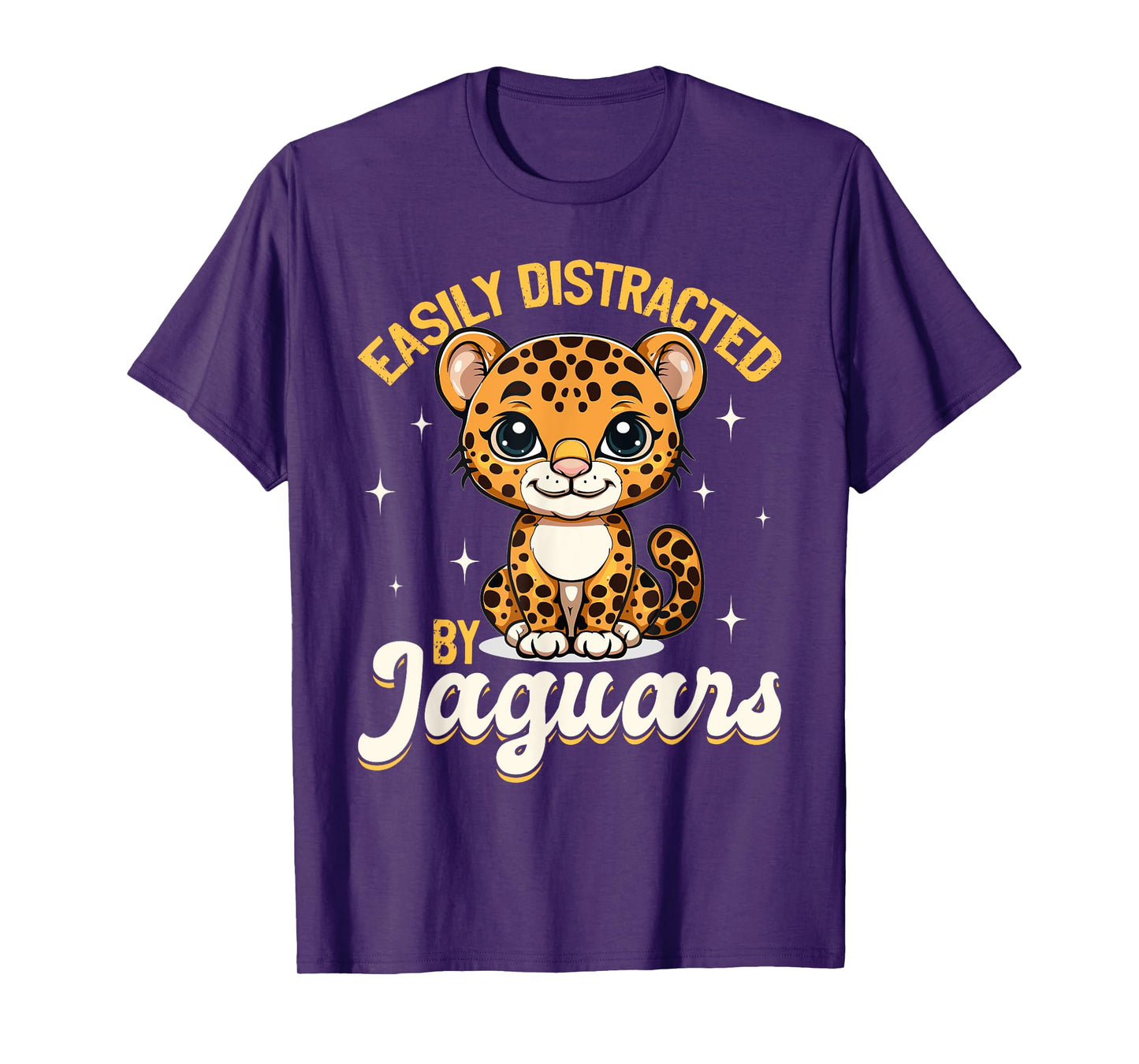 Funny Jaguar Animal Easily Distracted By Jaguars T-Shirt