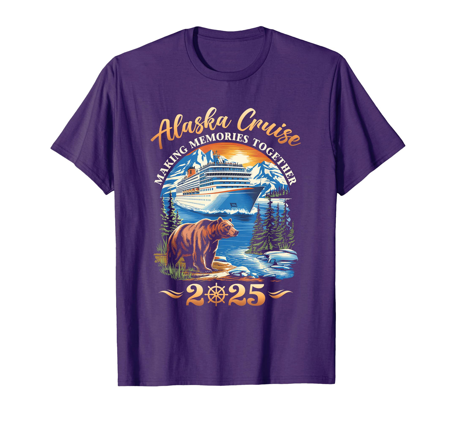Family Alaska Cruise Making Memories 2025 Alaska Cruise 2025 T-Shirt