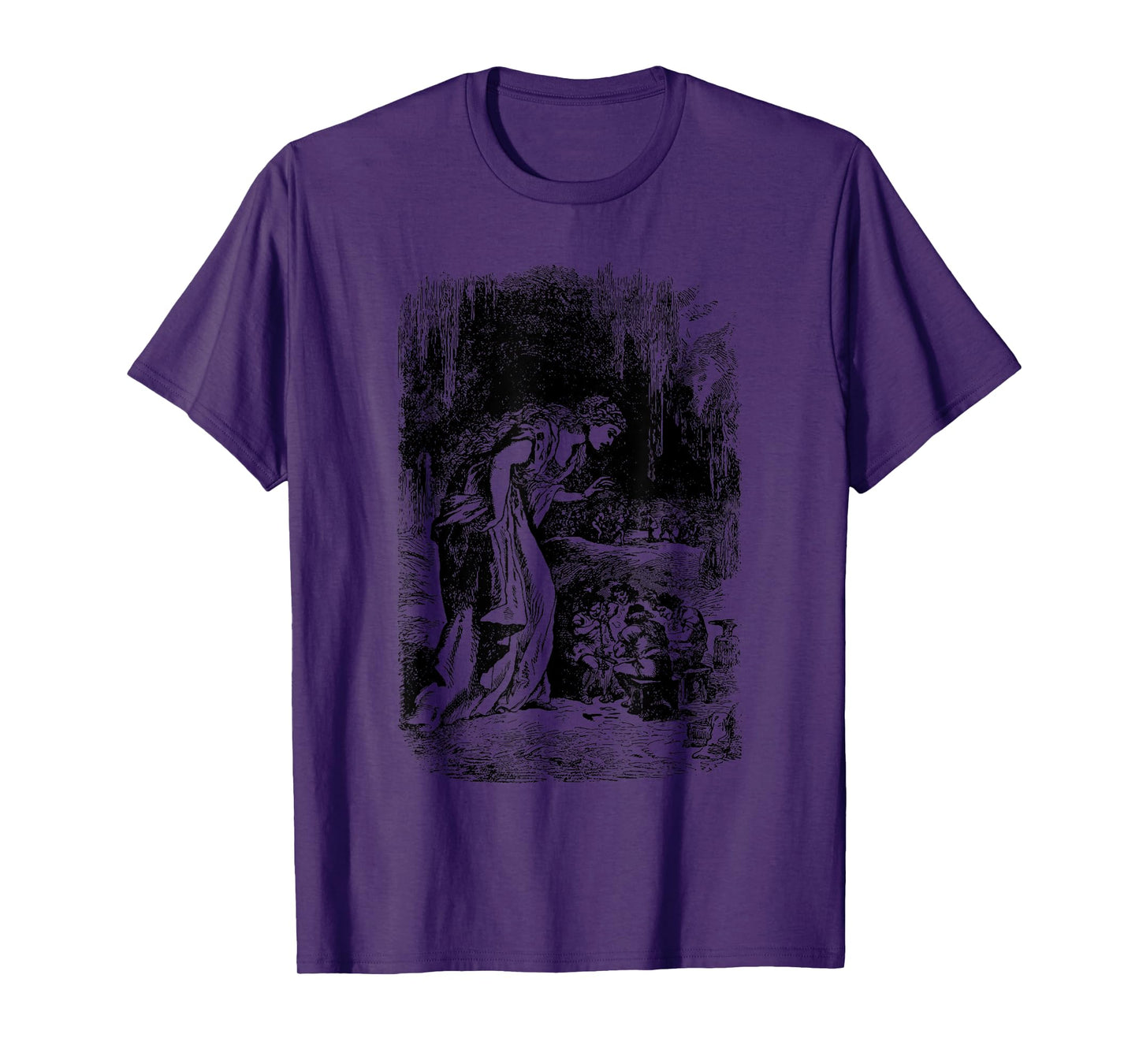 Freyja in The Dwarfs' cave Viking Norse Mythology Celtic T-Shirt