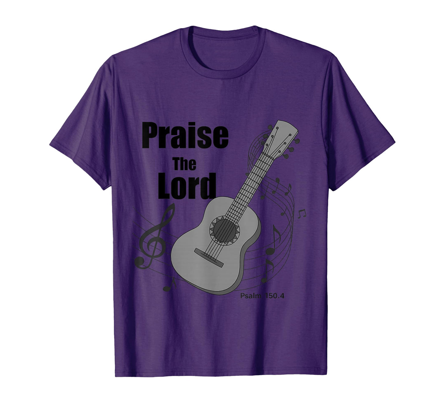 Praise The Lord Guitar Worship Tee T-Shirt