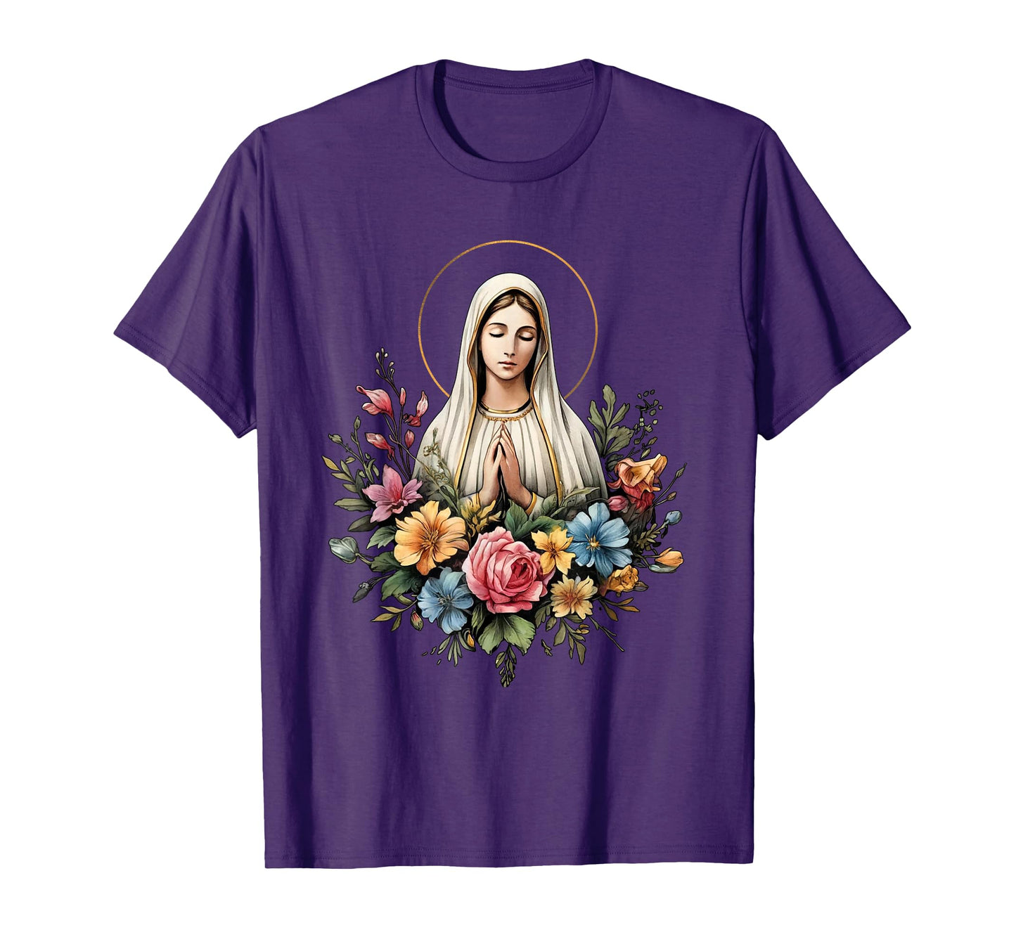 Our Lady of Fatima Mother Mary Saint Mary Powerful Symbol T-Shirt