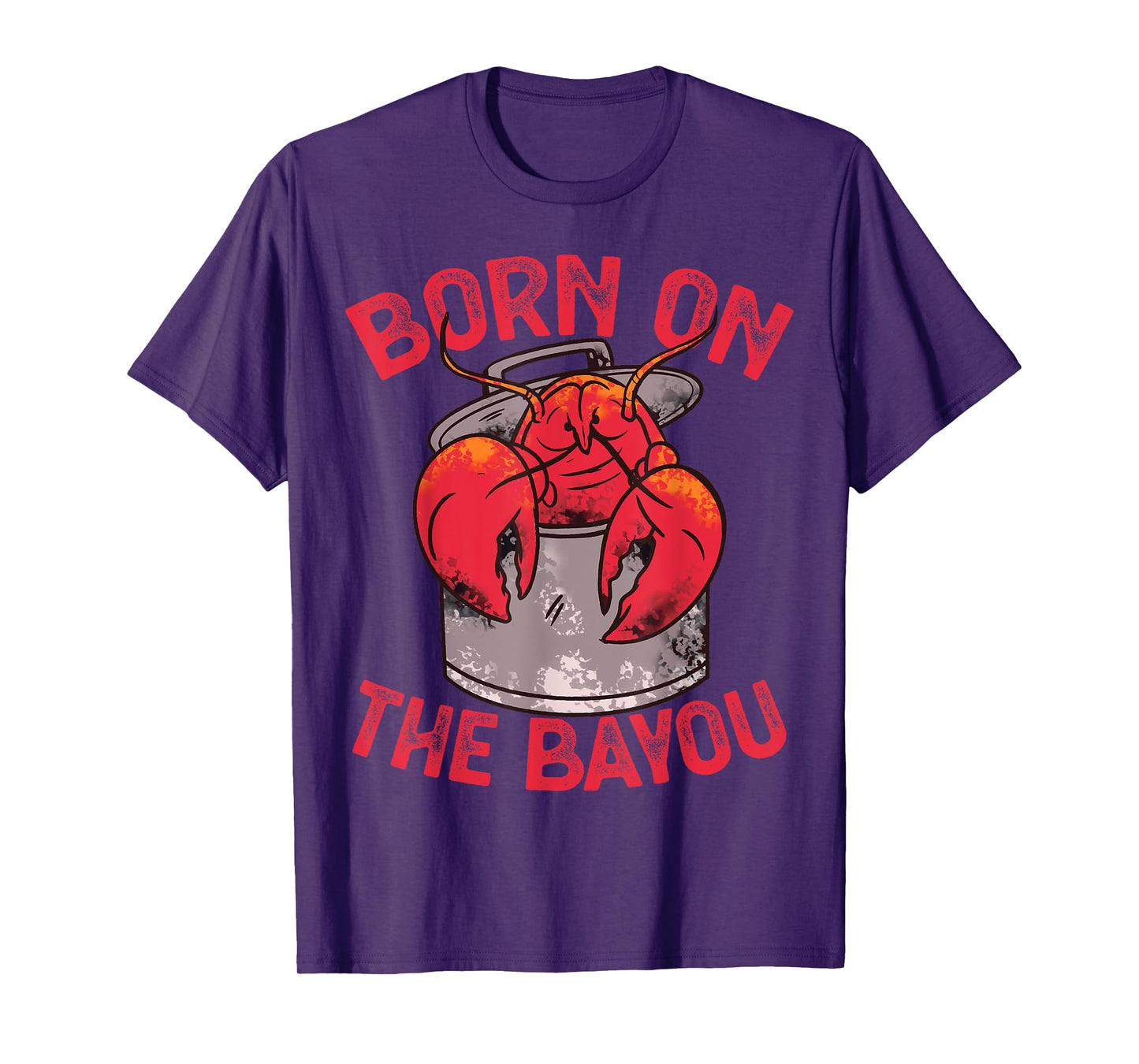 Born On The Bayou Cajun Louisiana Usa Patriotic Women Kids Men T-Shirt