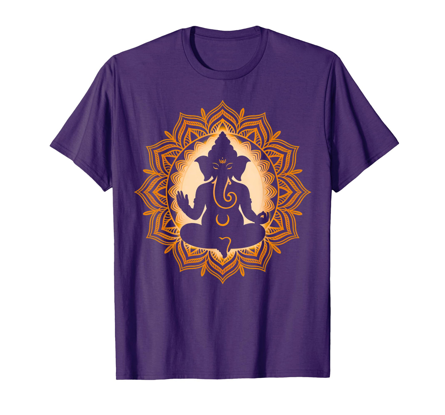 Hindu Ganesha Puja Elephant God India Meditation Yoga Murti T-Shirt