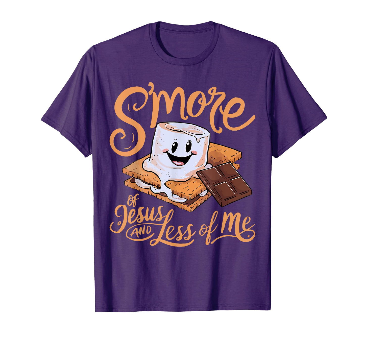 Smore Of Jesus Less Of Me Christian Camper Camping Lover T-Shirt