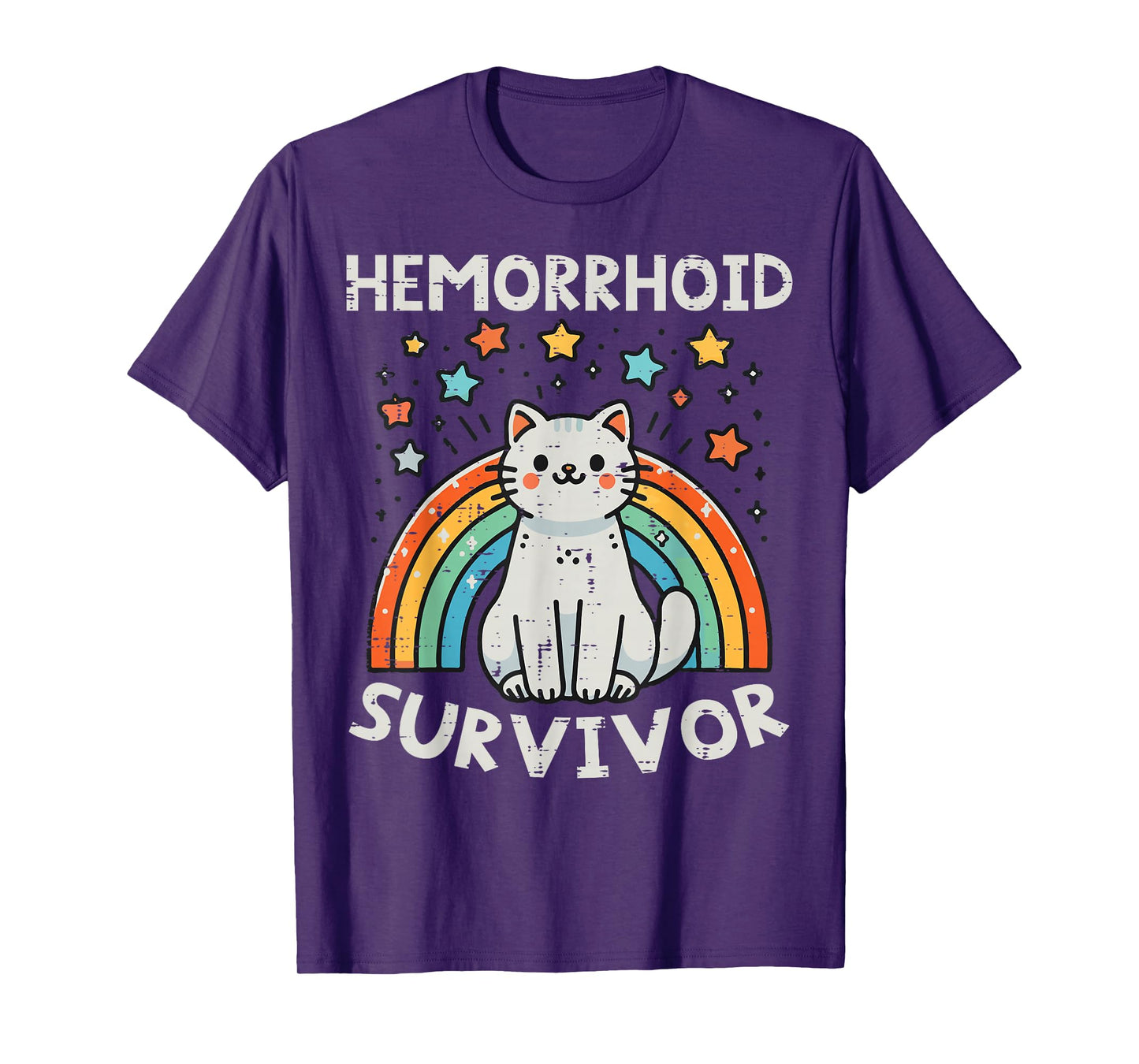 Survivor Cat Funny Cringe Weird Adult Humor Inappropriate T-Shirt