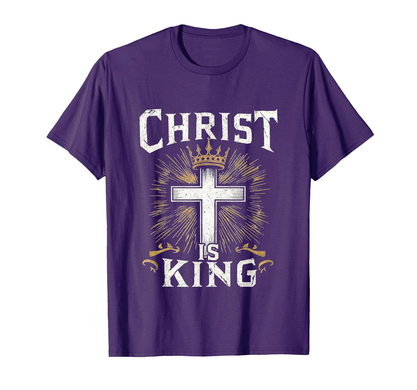 Christ is King Jesus Catholic Bible Christian Faith T-Shirt