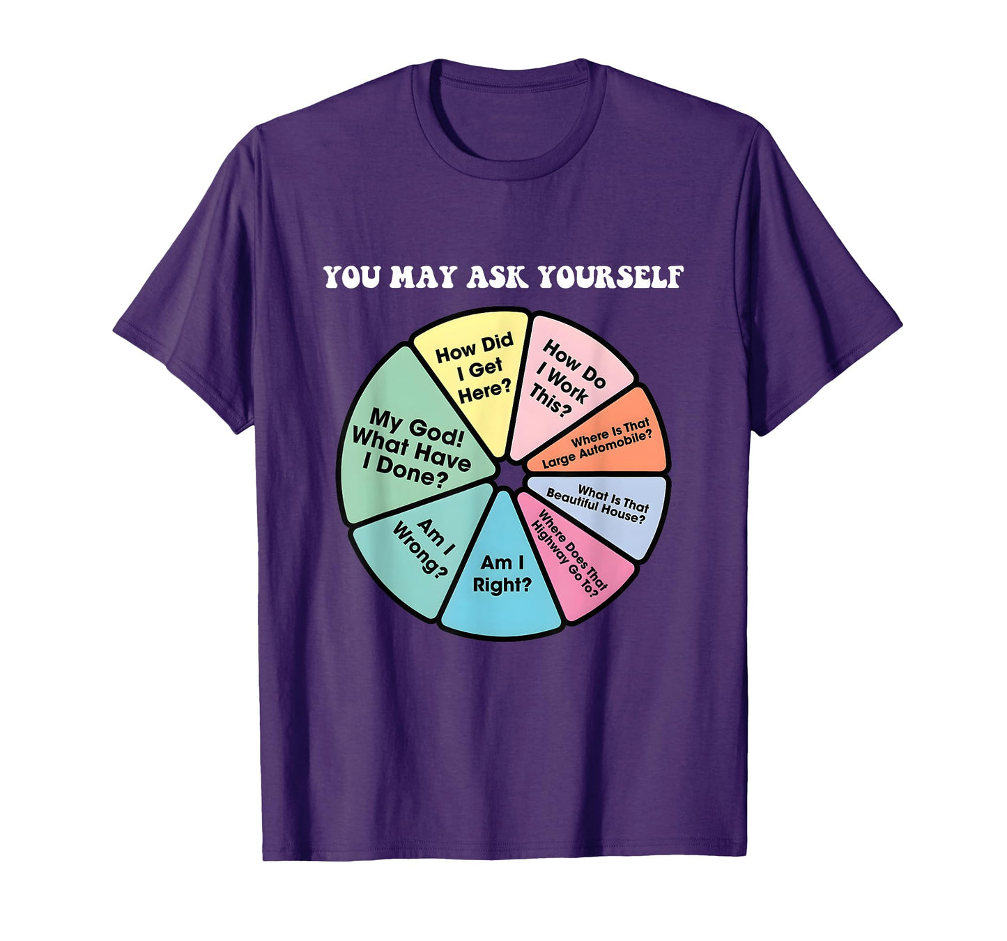 You May Ask Yourself:How Did I Get Here? How Do I Work This? T-Shirt
