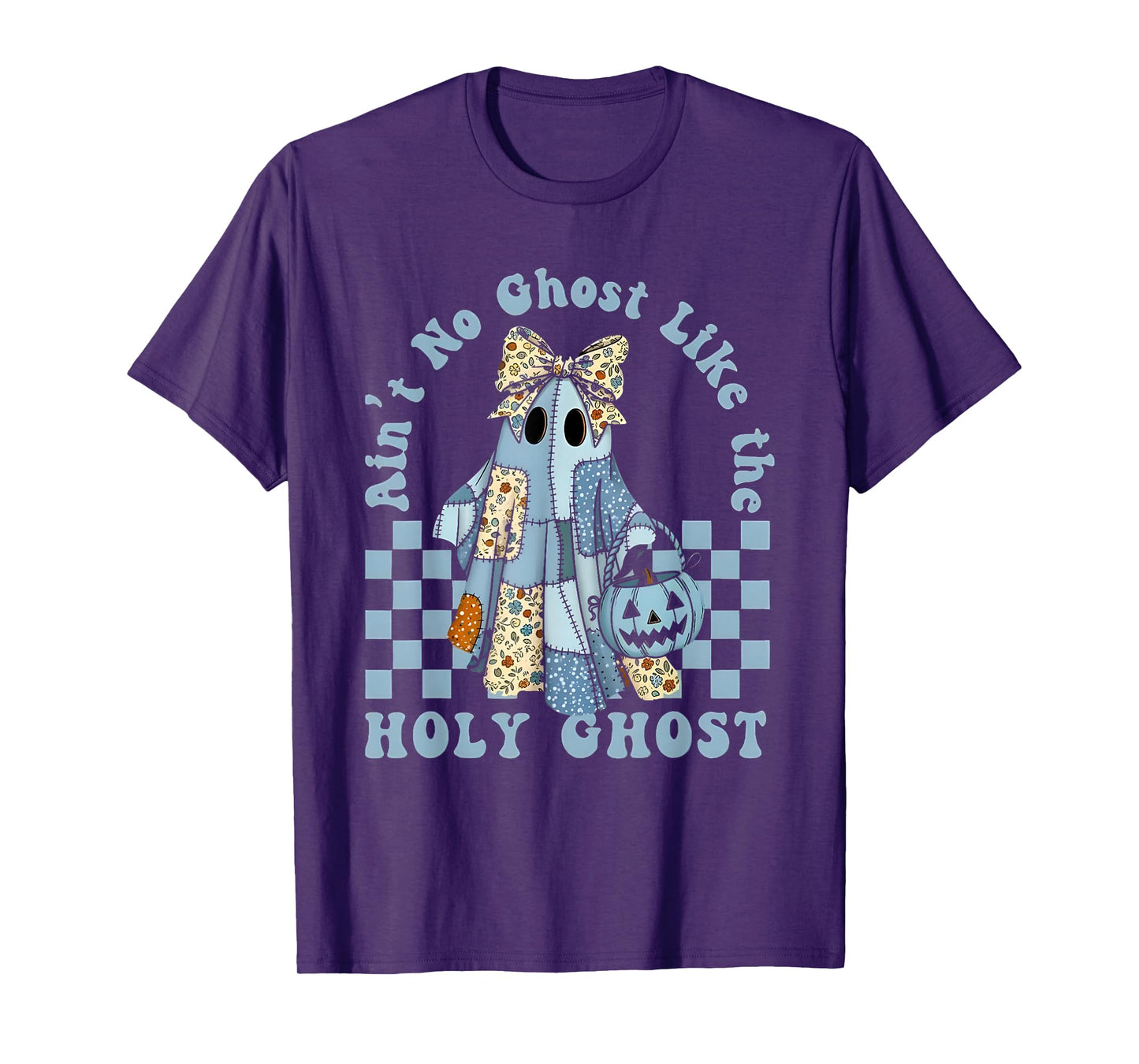 Ain't no Ghost Like The holy Ghost Coquette Bow Halloween T-Shirt