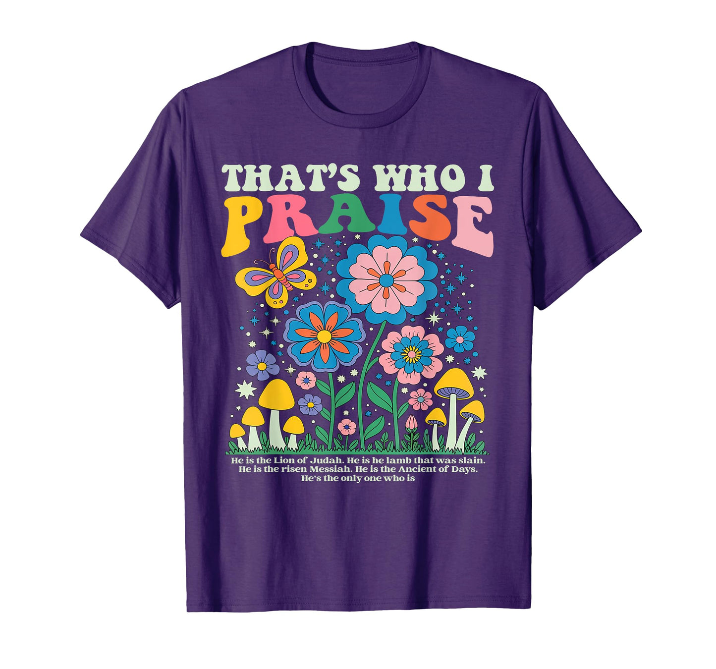 Brandon That's Who I Praise Jesus Christian Lake Merch T-Shirt