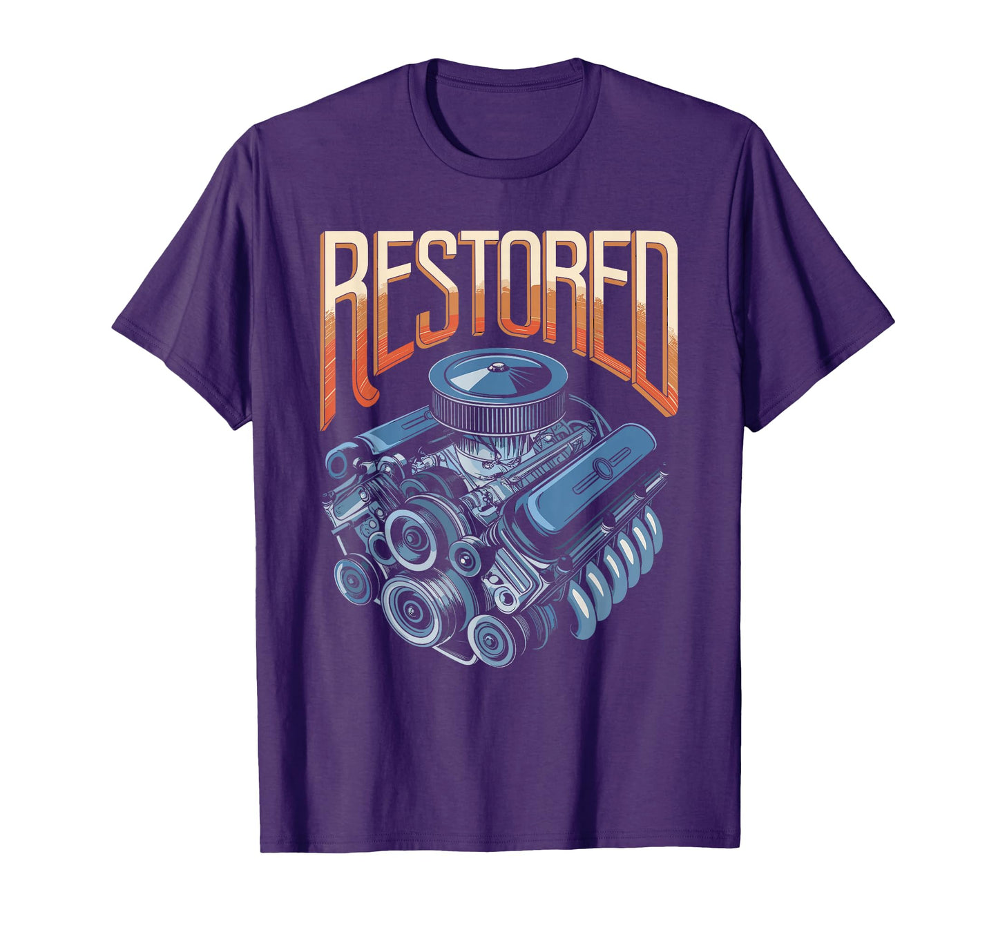 Restored Psalms 23:3 Faith Engine Art T-Shirt