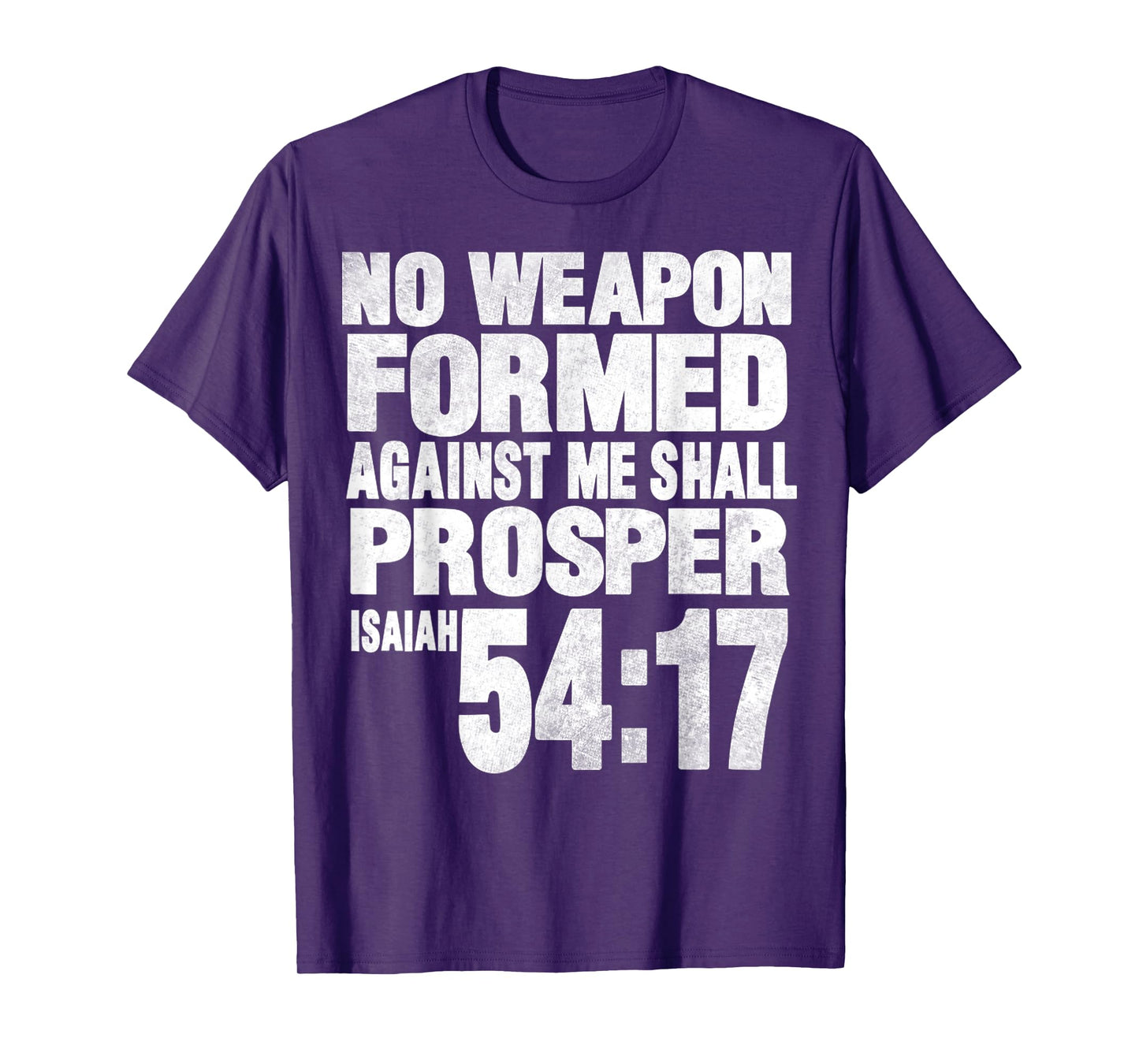 Vintage No Weapon Formed Against Me Shall Prosper Tee T-Shirt