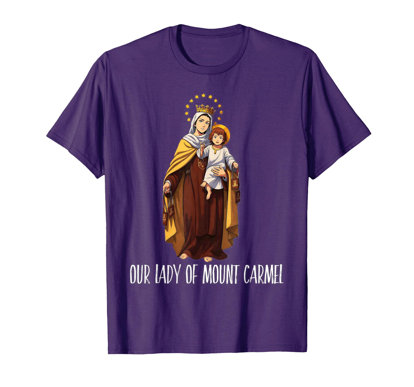 Our Lady of Mount Carmel Marian Catholic T-Shirt