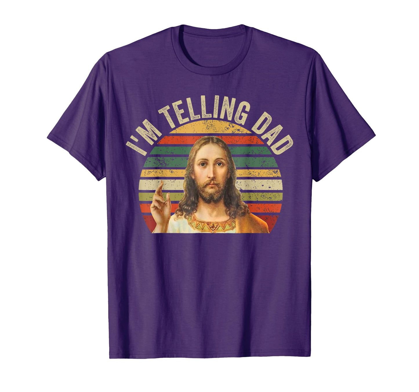 I'm Telling Dad Shirt Funny Religious Christian Jesus Meme T-Shirt