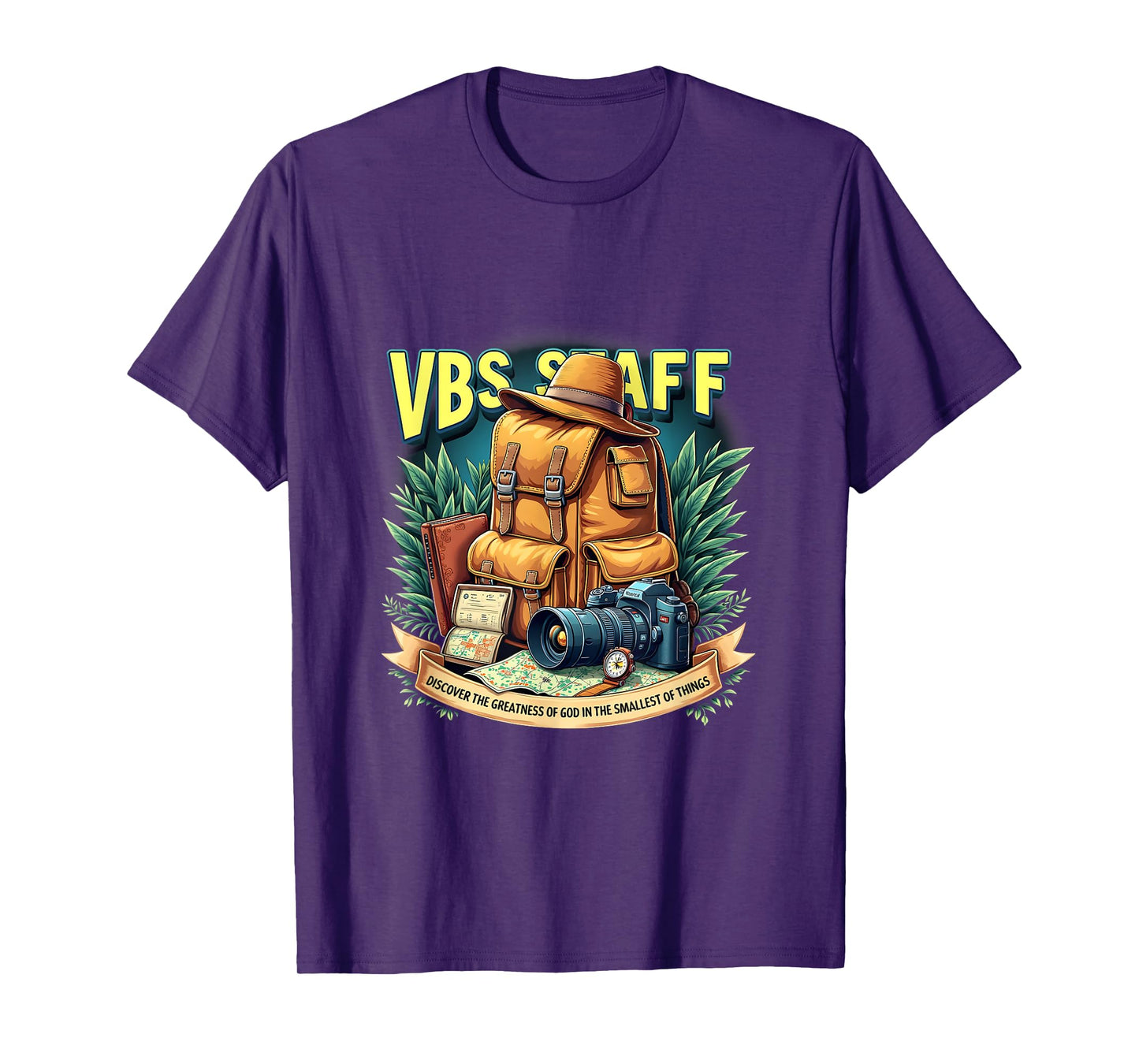 Staff Magnified Smallest Insects VBS Team VBS 2025 Adventure T-Shirt