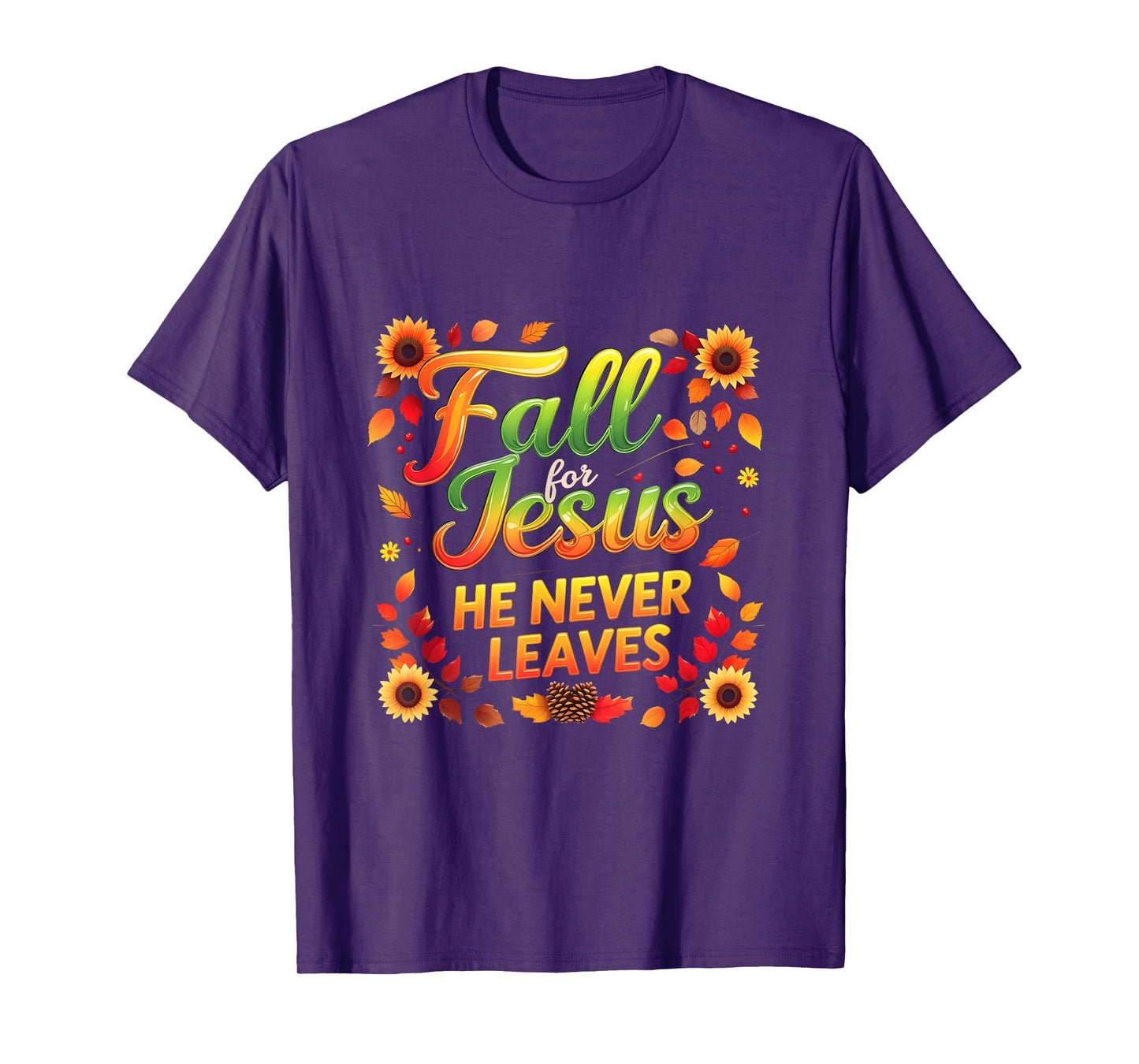 Fall Christian Thanksgiving Autumn Jesus My Favourite Season T-Shirt
