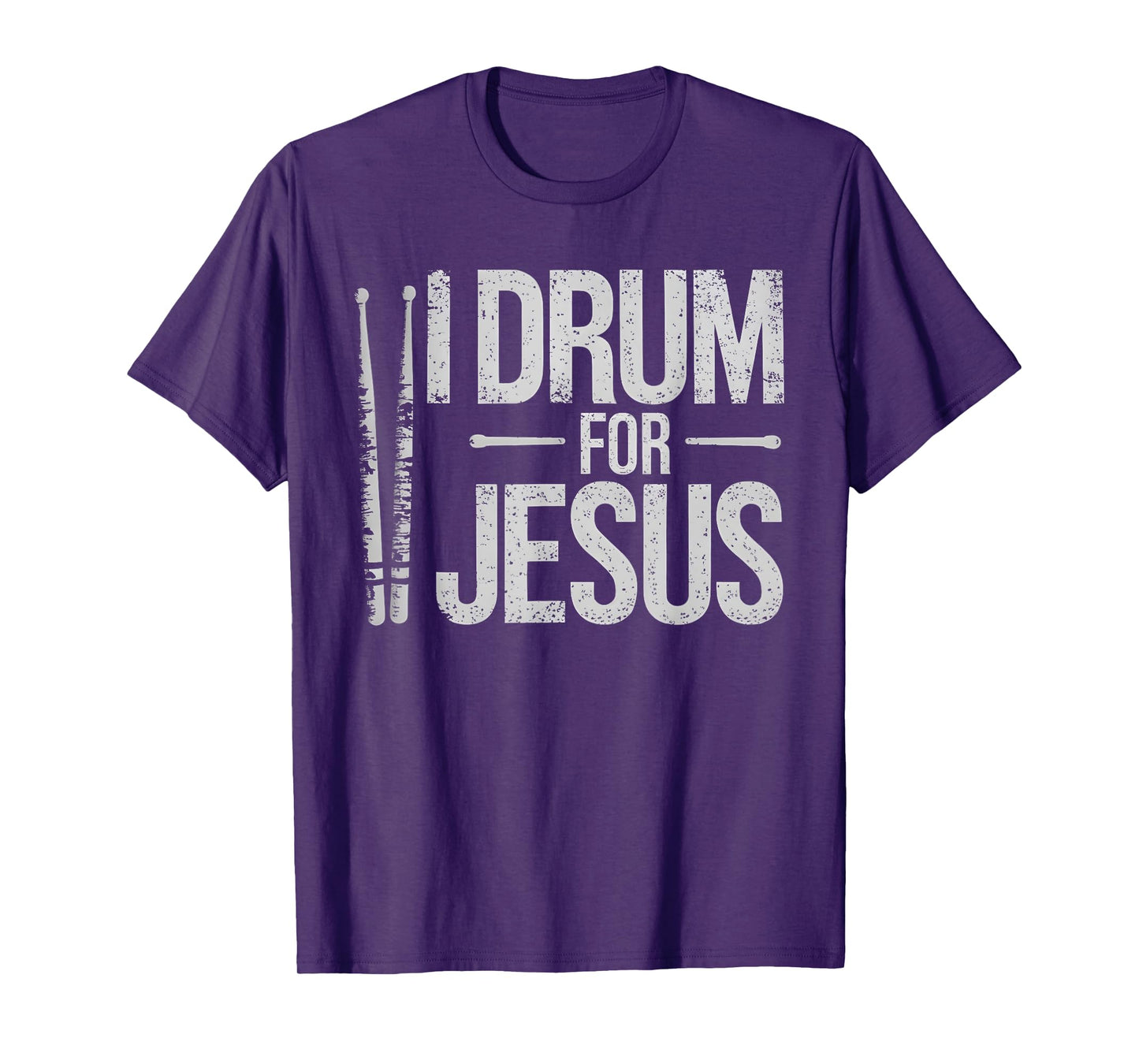 I Drum For Jesus Christian Church Drummer Drumming Drums T-Shirt