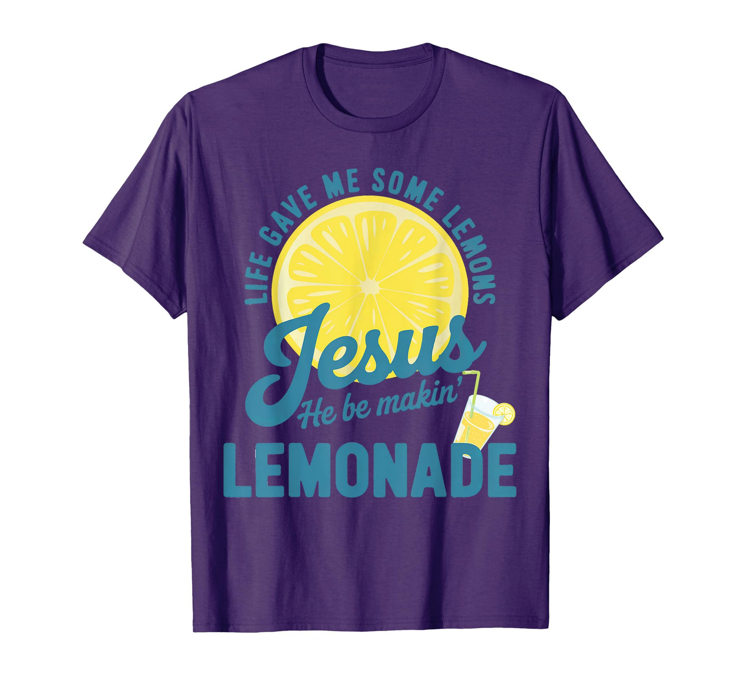 Jesus Making Lemonade Humor T-Shirt