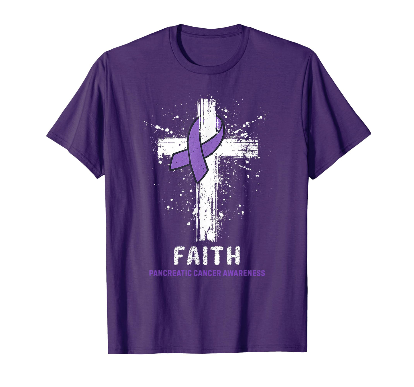 Faith Pancreatic Cancer Awareness T-Shirt