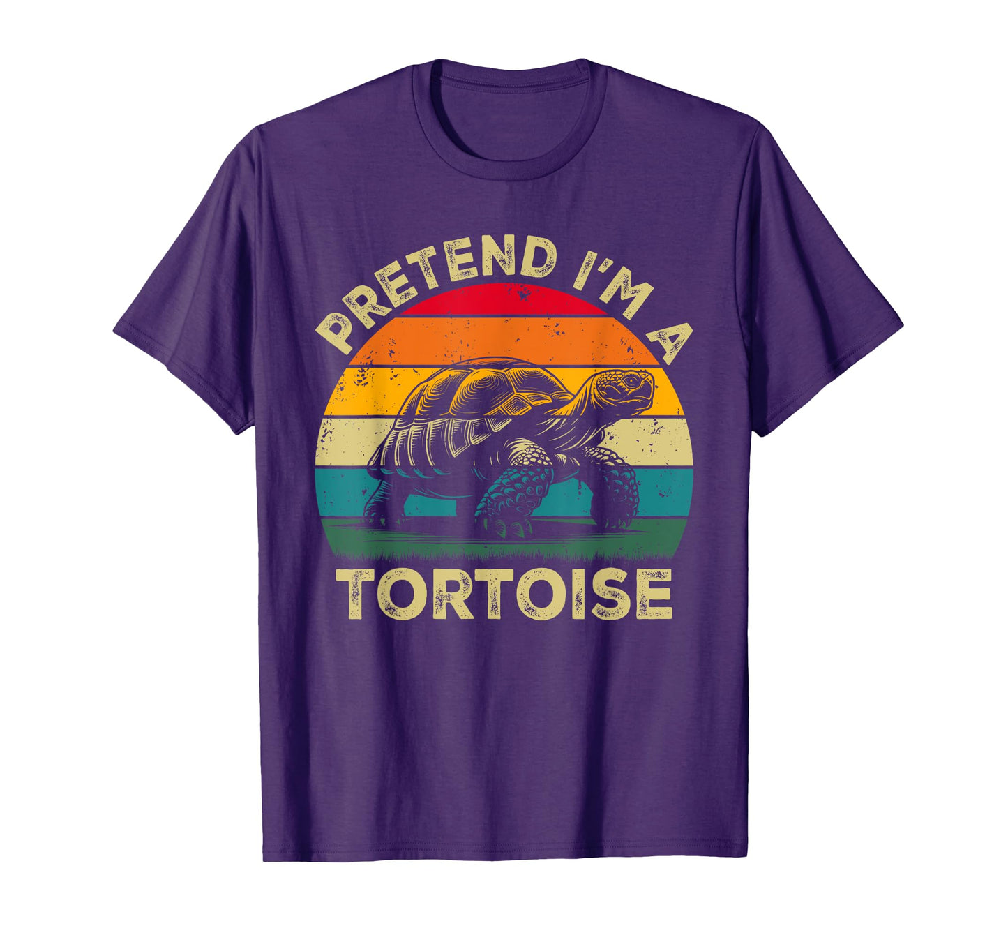 Pretend I'm A Tortoise Lazy Halloween Costume T-Shirt
