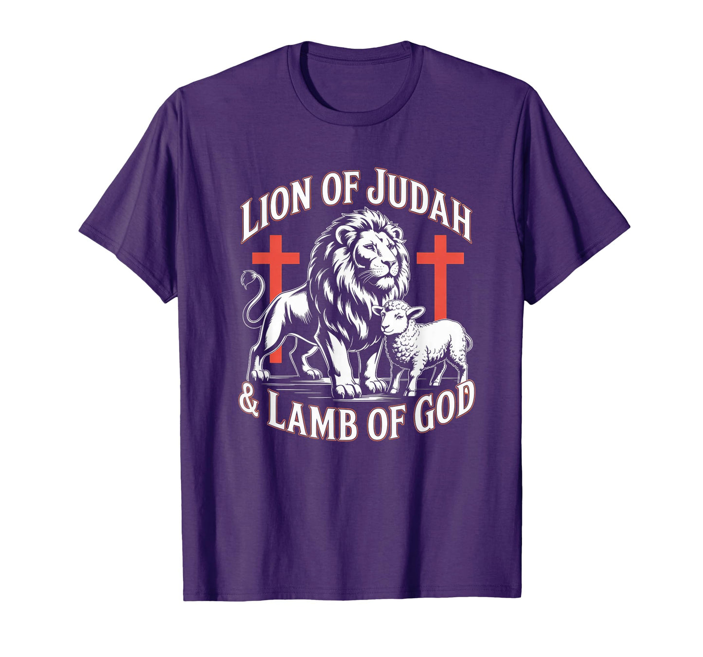 Lion of Judah Lamb of God Christian Streetwear T-Shirt