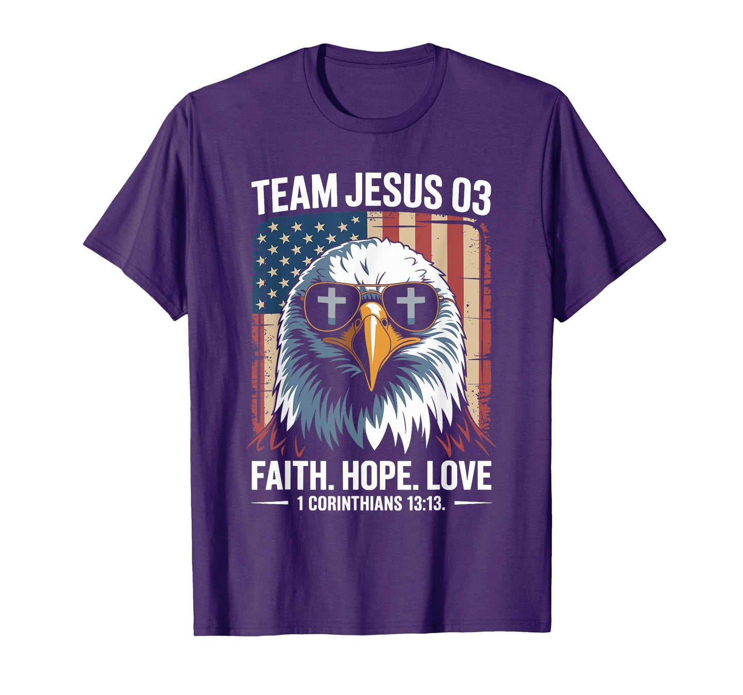 Christian - Team Jesus 03 Faith Hope Love T-Shirt