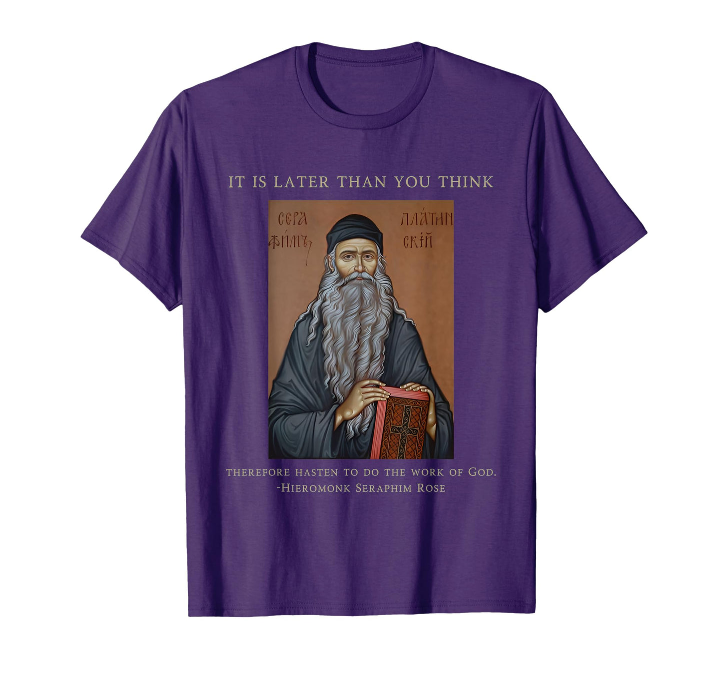 Eastern Orthodox Christian Seraphim Rose T-Shirt