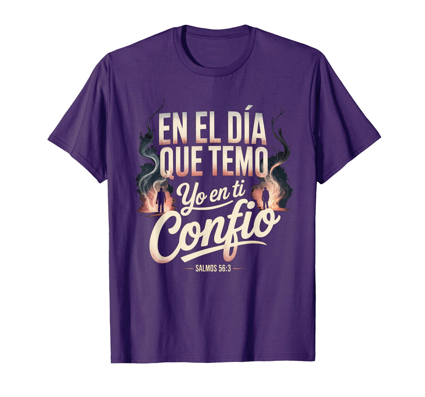 En Dios Confío – Salmos 56:3 Spanish Bible Verse T-Shirt