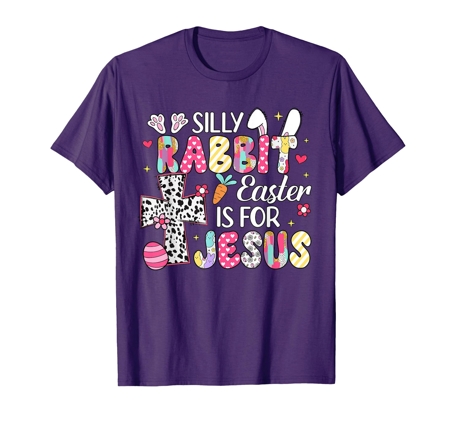 Silly Rabbit Easter Is For Jesus Religious Christian Easter T-Shirt
