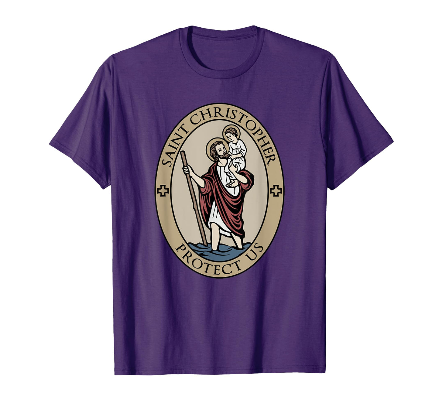 Funny Saint Christopher Bearer of Christ T-Shirt